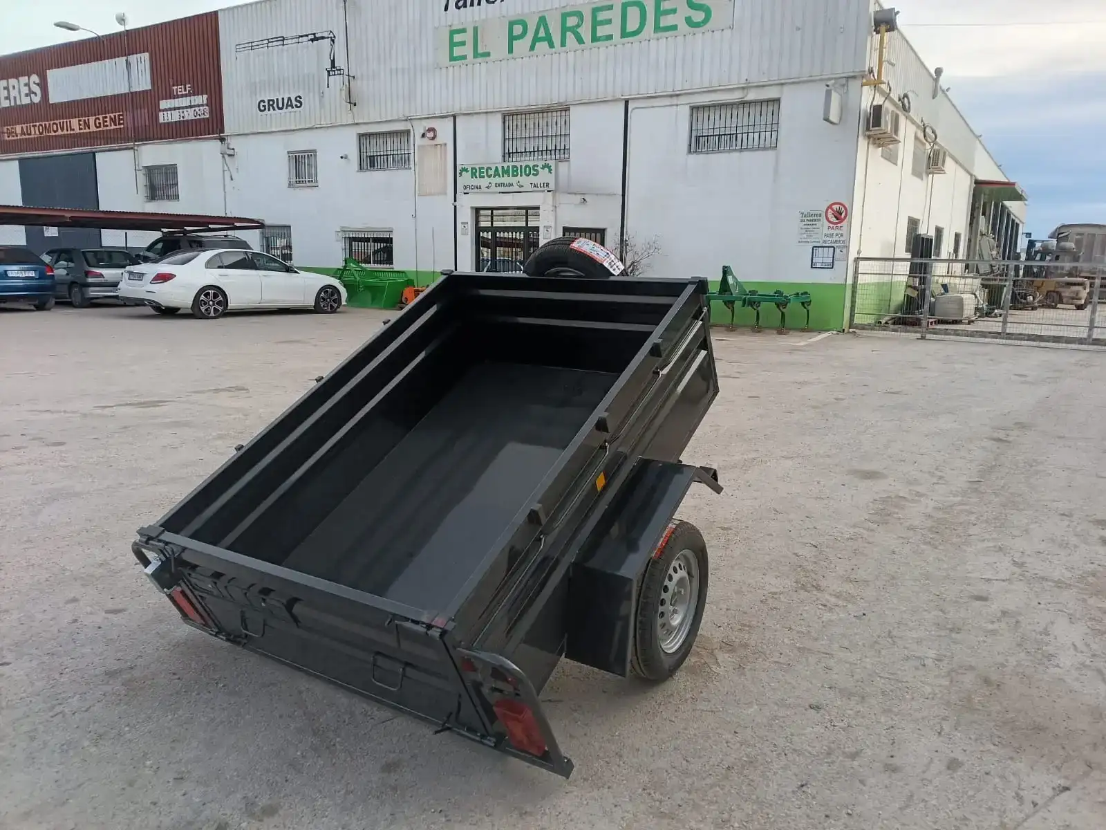 Remolque semibasculante 1 eje 1800x1300x520 - vista 7