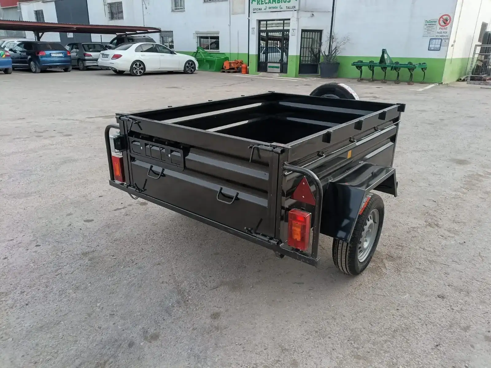 Remolque semibasculante 1 eje 1800x1300x520 - vista 8