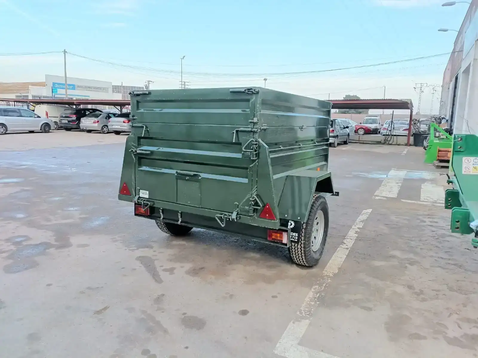 Remolque basculante todoterreno 1 eje 2000x1300X600+300 - vista 8