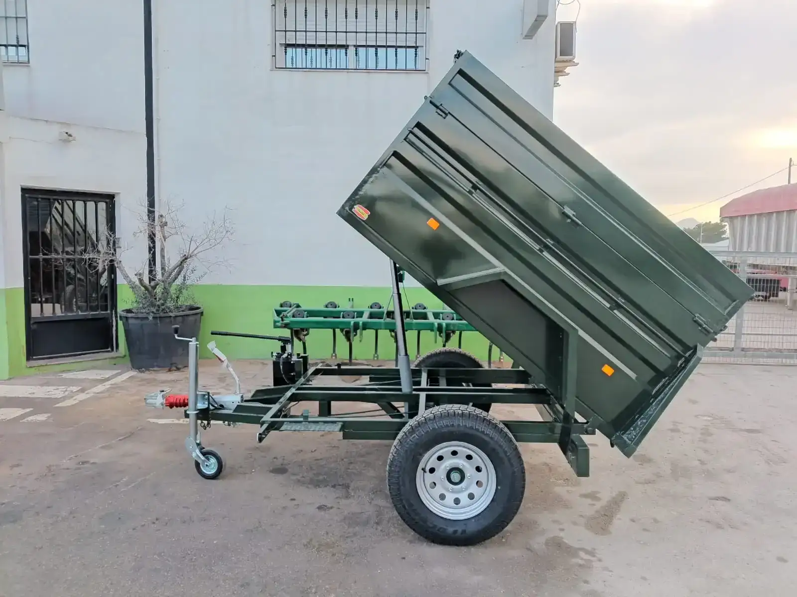 Remolque basculante todoterreno 1 eje 2000x1300X600+300 - vista 7