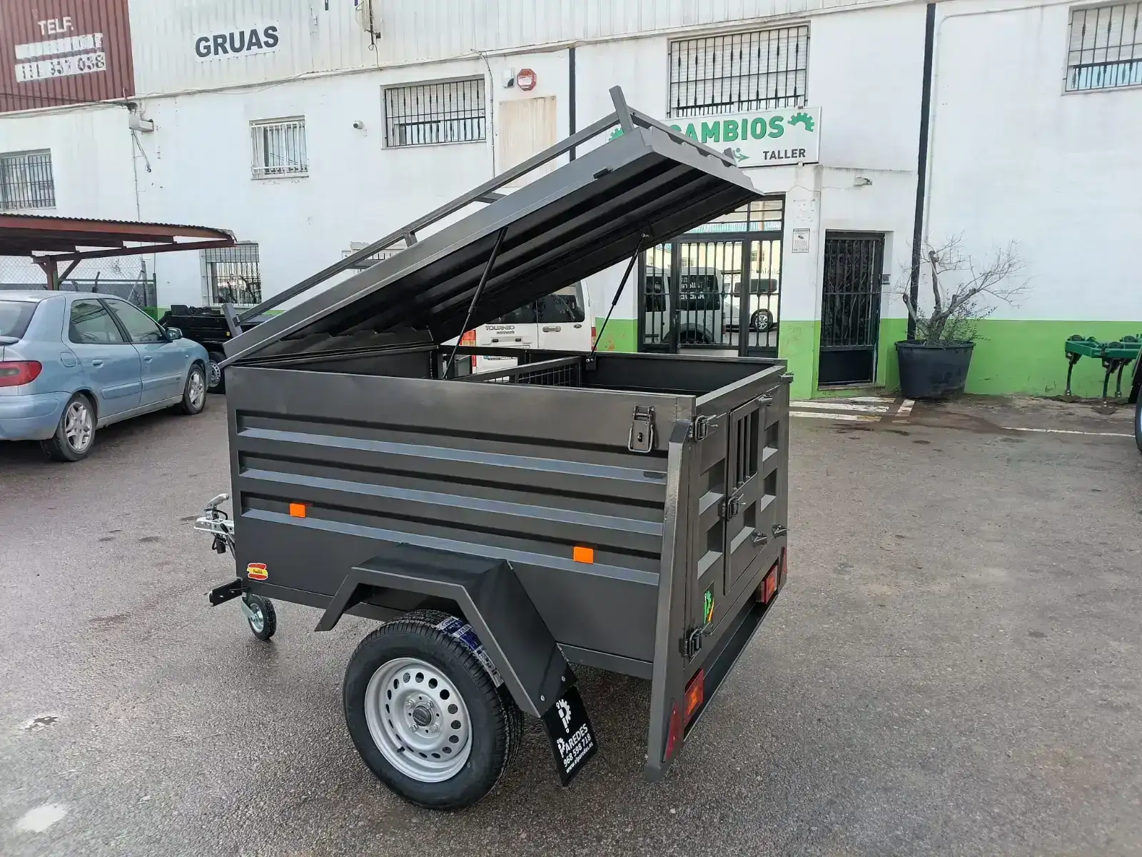 Remolque para perros 2 compartimentos - vista 2