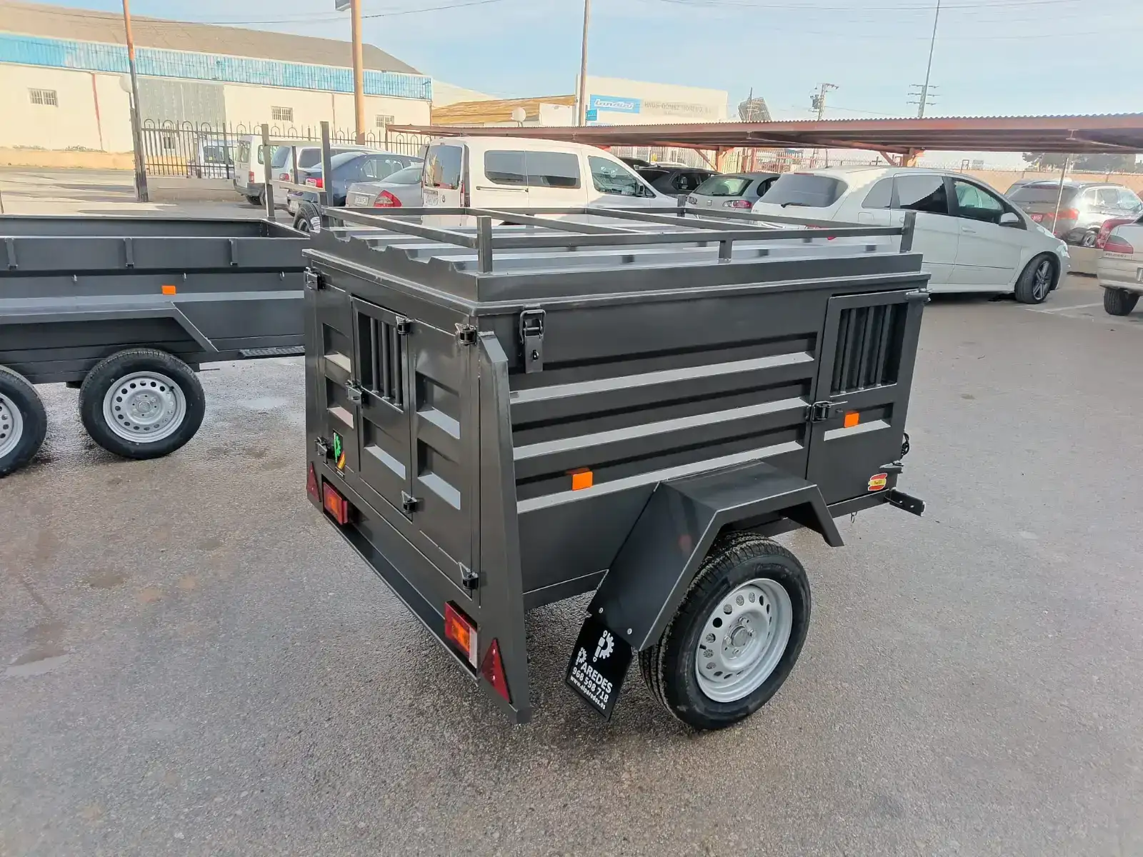 Remolque para perros 2 compartimentos - vista 6