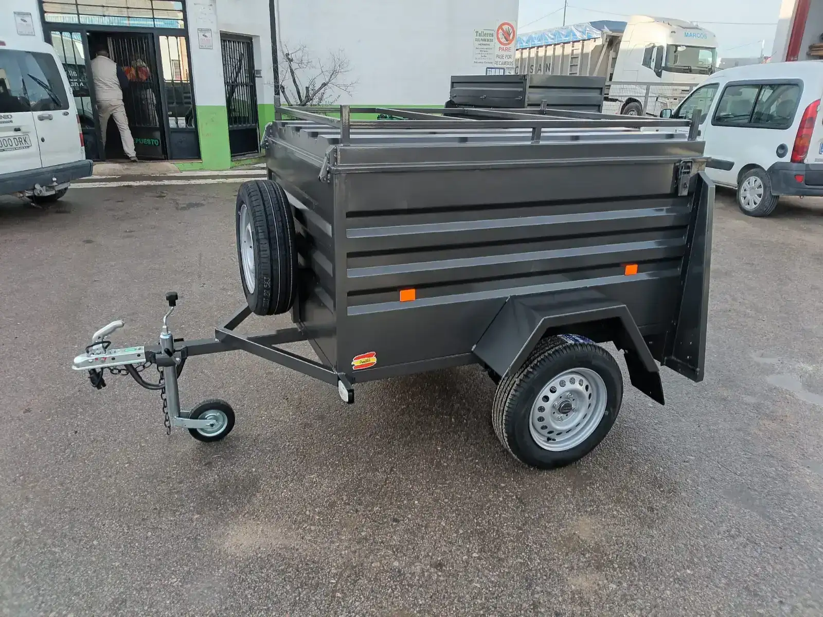 Remolque para perros 2 compartimentos - vista 8