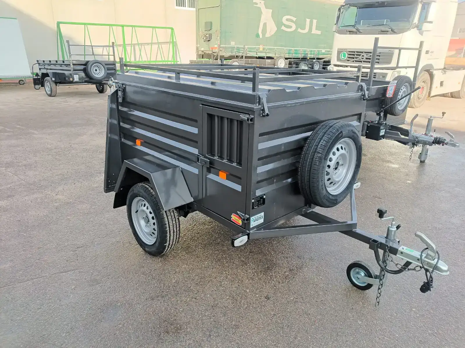 Remolque para perros 2 compartimentos - vista 9