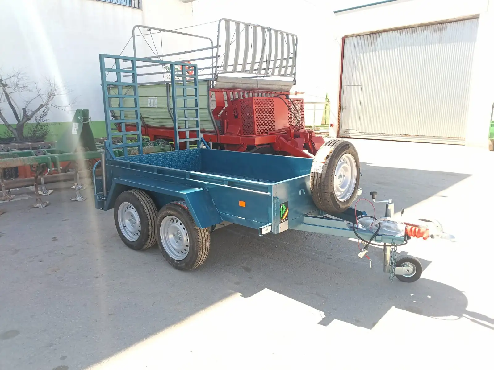 Remolque portamaquinarias 2300x1300x300 - Imagen del producto