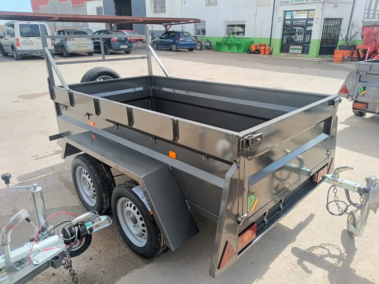 Remolque caja fija 2400x1400x500 de 2 ejes - vista 2