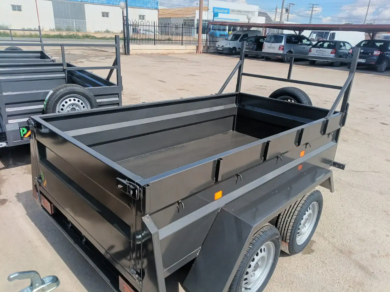 Remolque caja fija 2400x1300x500 de 2 ejes - vista 4