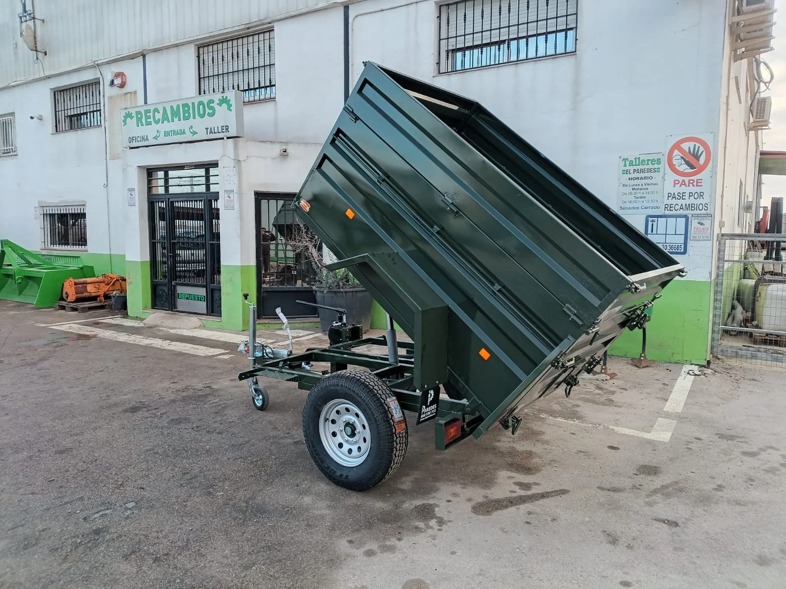 Remolque basculante Todoterreno 2000x1300X600+300 - vista 6