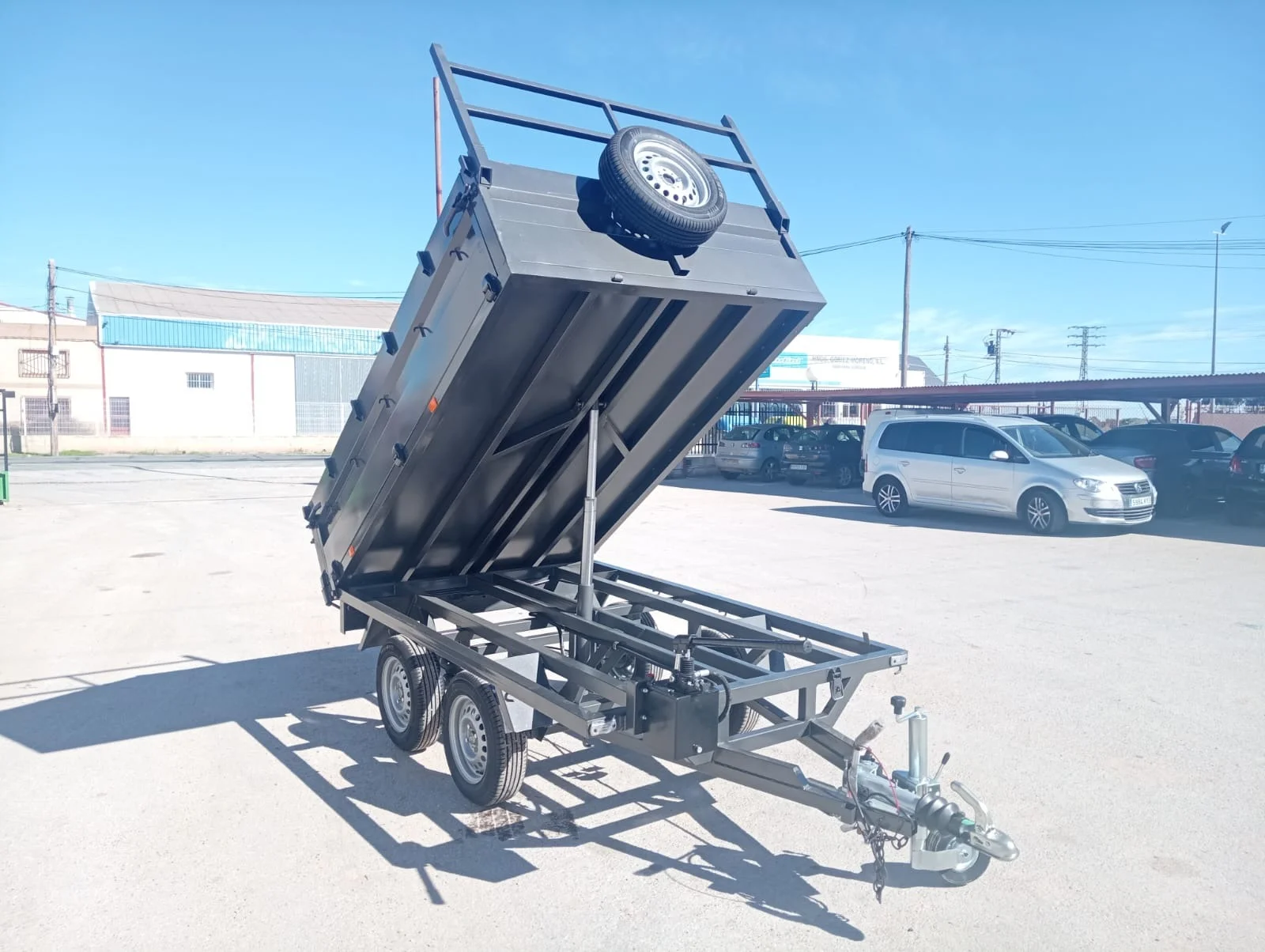 Remolque basculante hidráulico 2600x1600x500 - vista 3