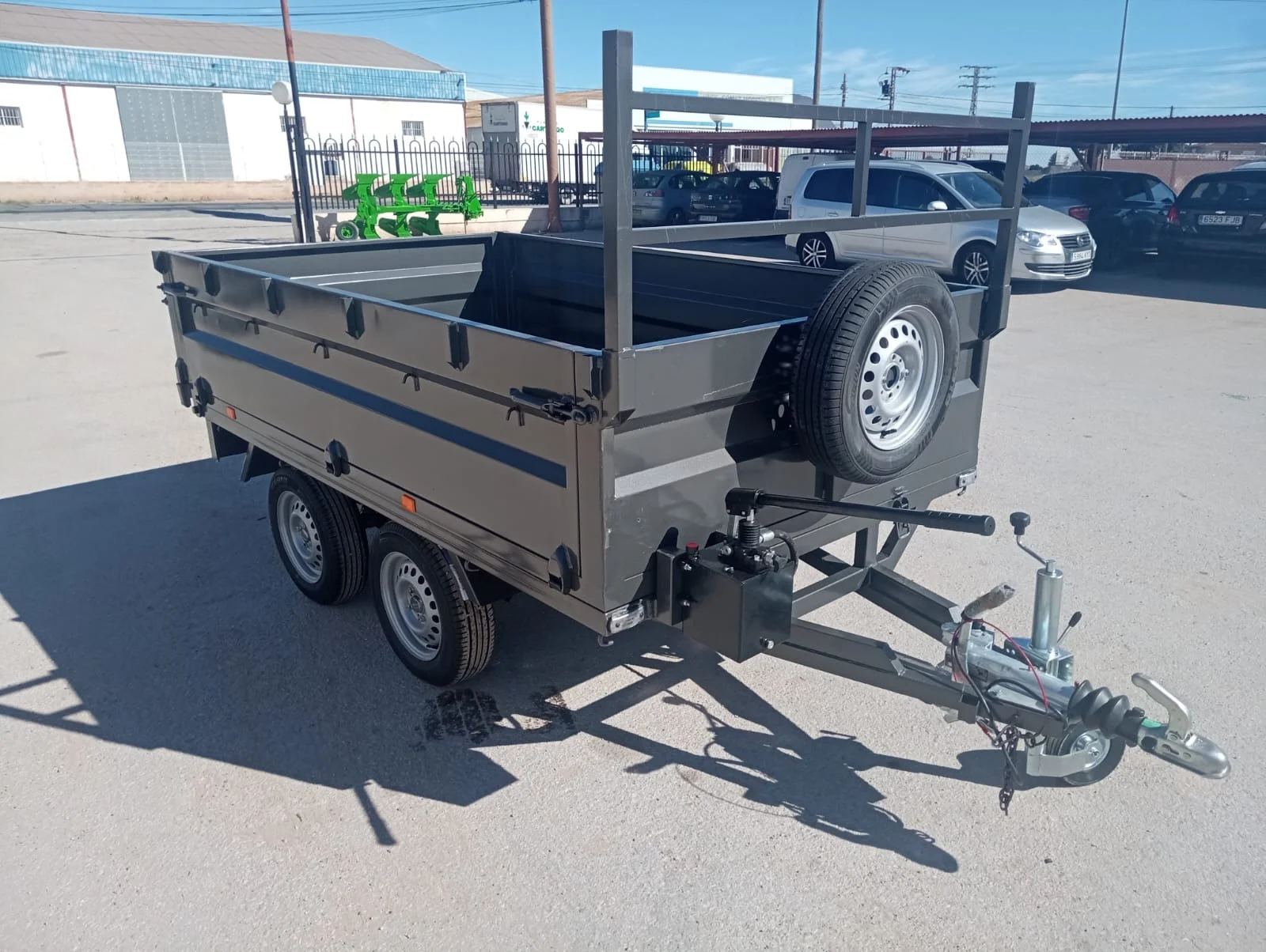 Remolque basculante hidráulico 2600x1600x500 - vista 8