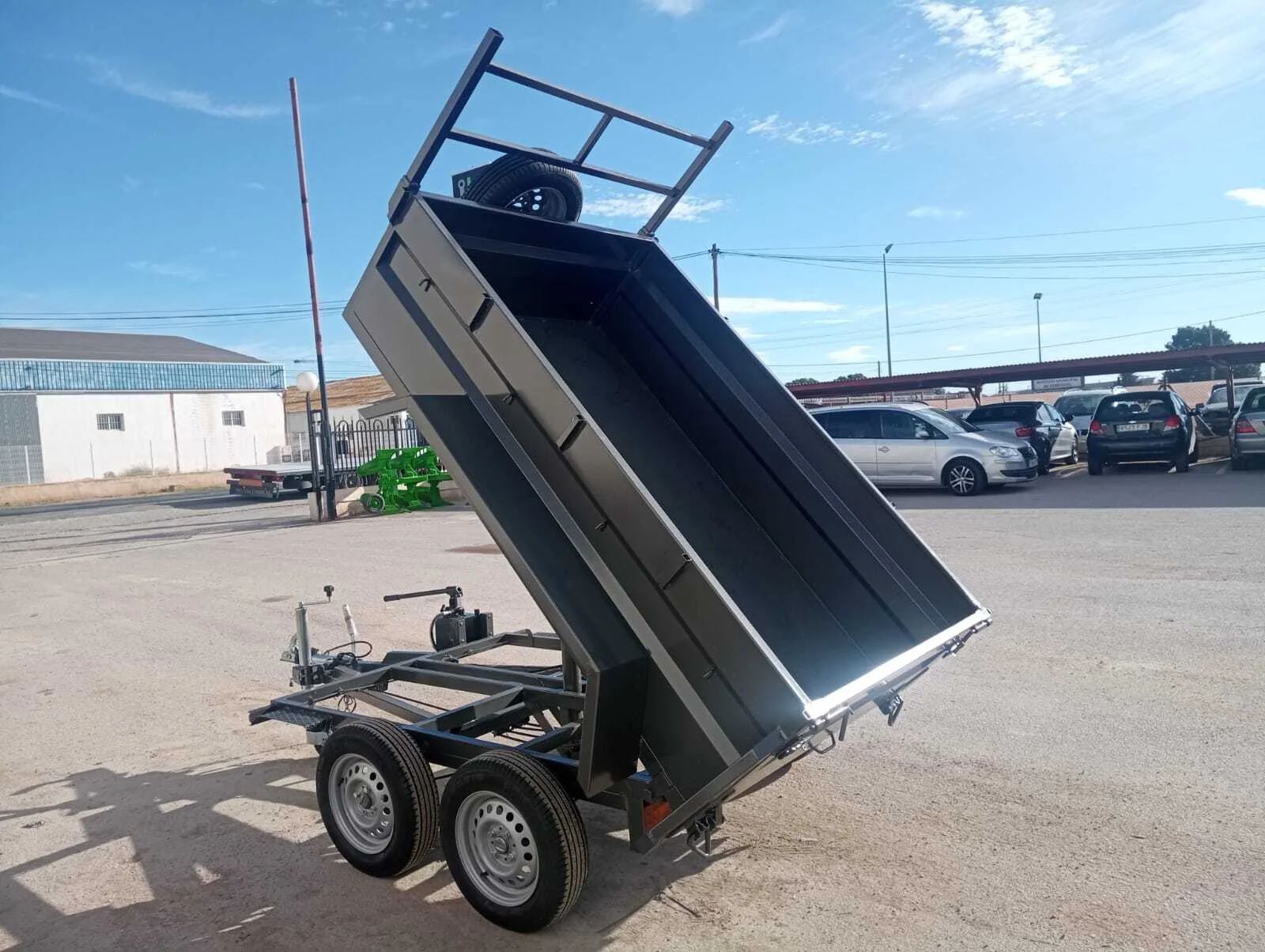 Remolque basculante hidráulico 2200x1400x500 - vista 3