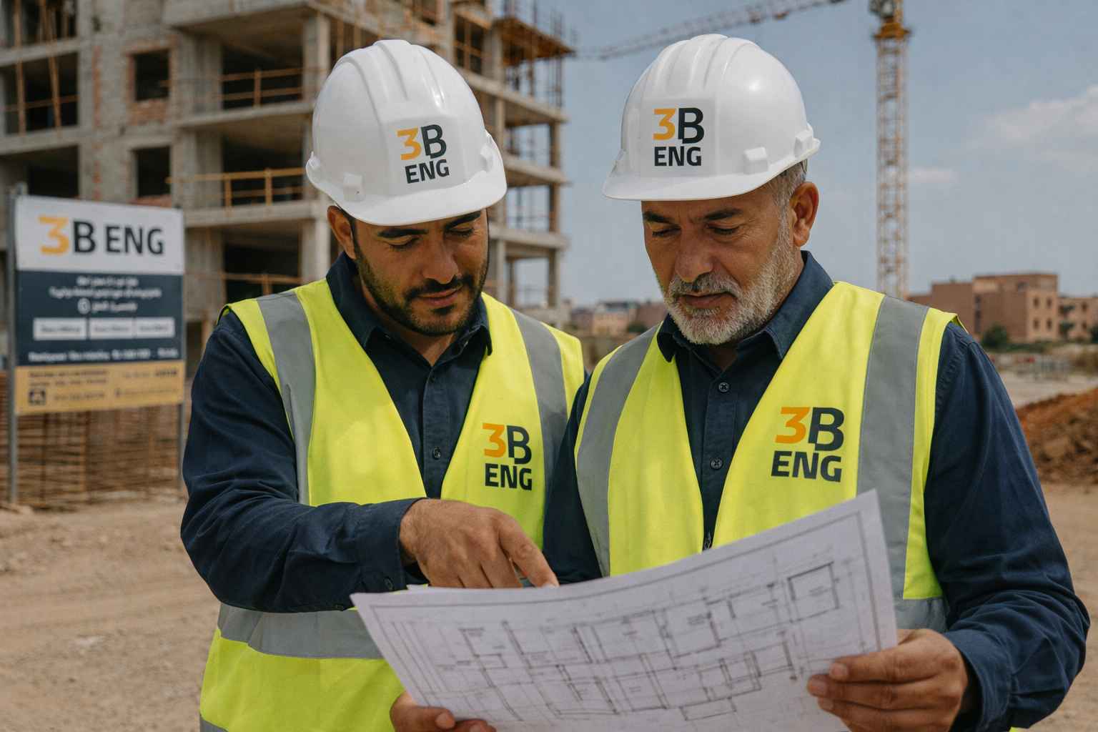 Chantier de construction 3B ENG