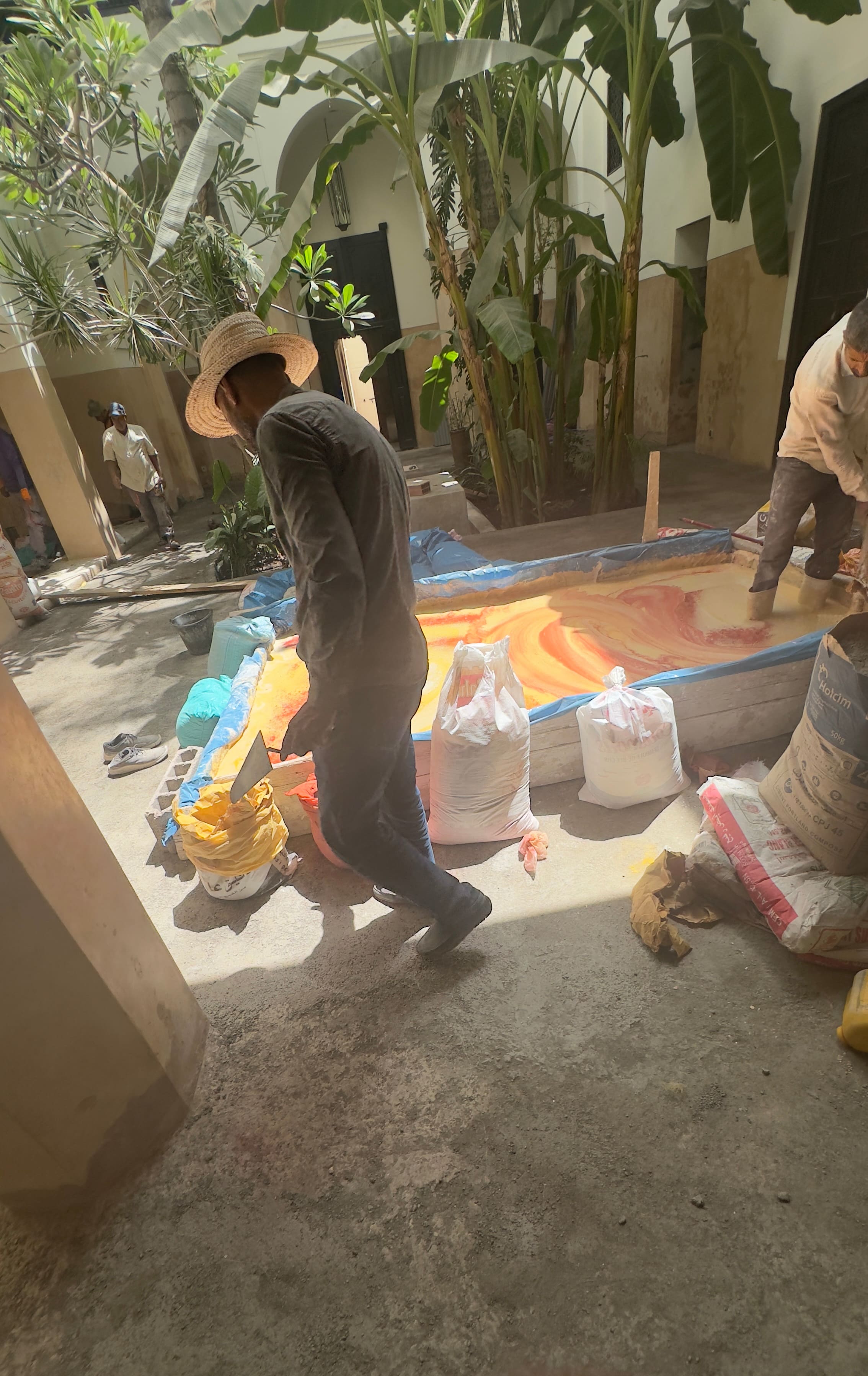 Travaux de rénovation, RIAD 72 by SMITH hotel.