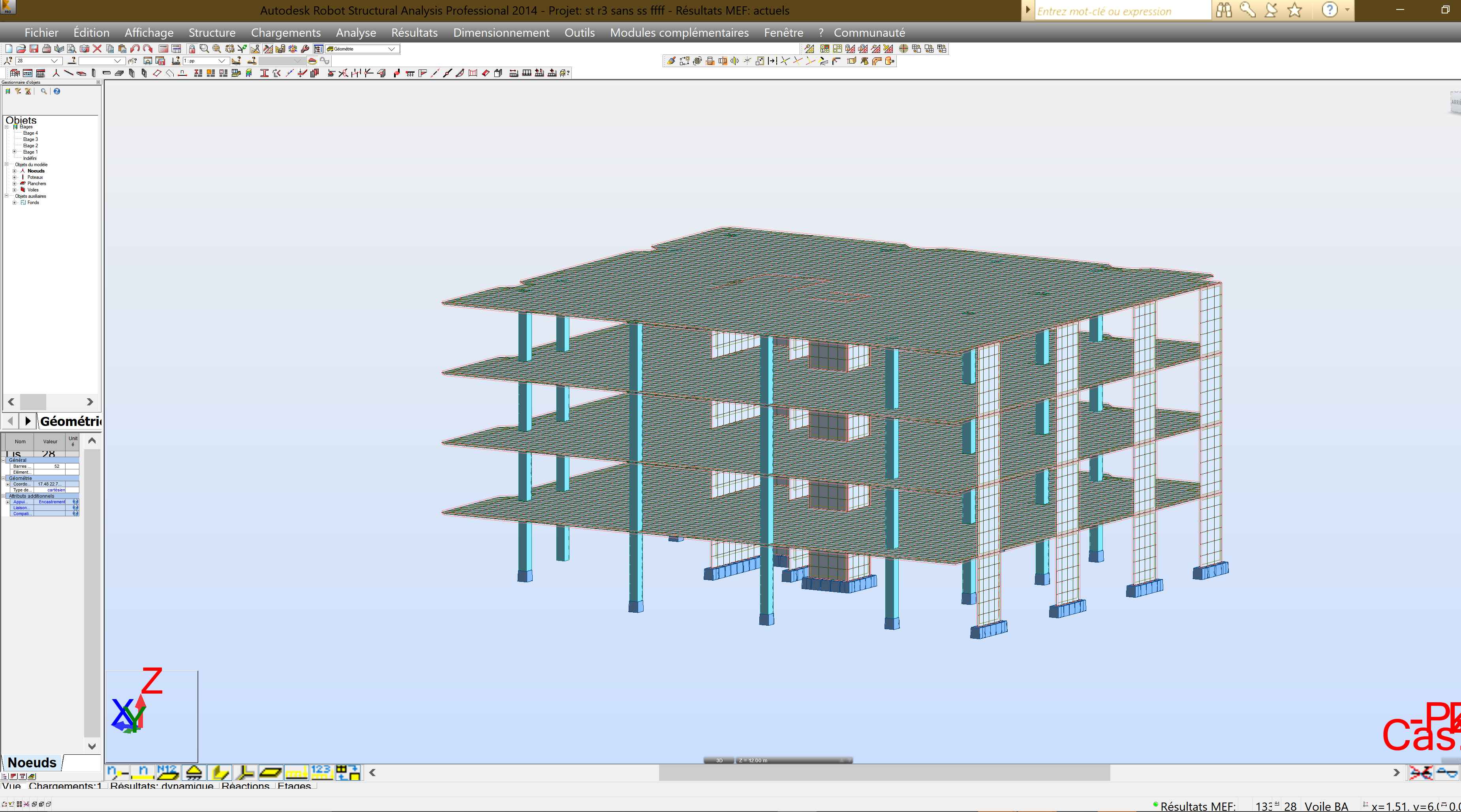 BET: Étude post-tension (AL WISSAM)