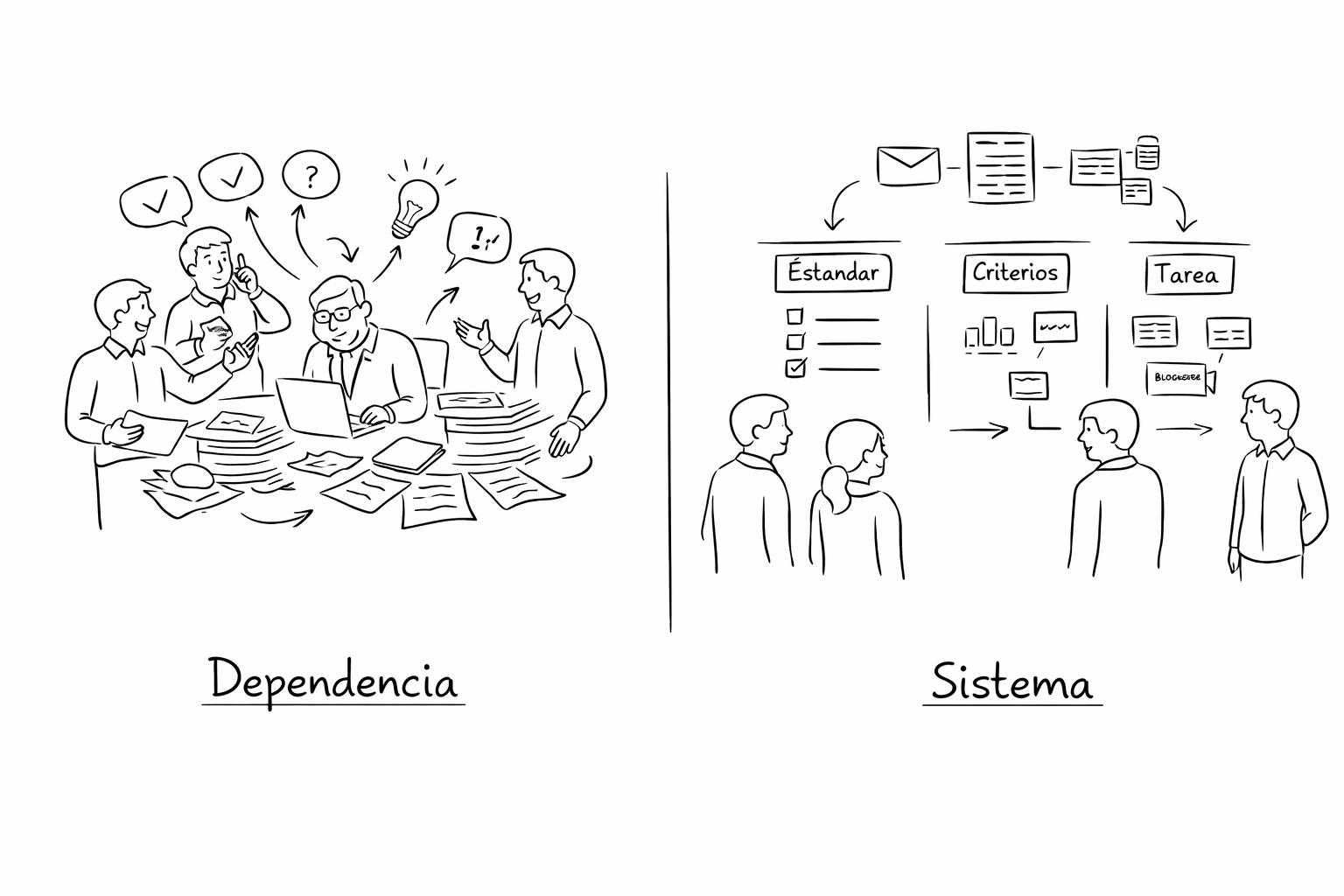 "Si él no está, esto se para": cómo eliminar la dependencia de personas clave