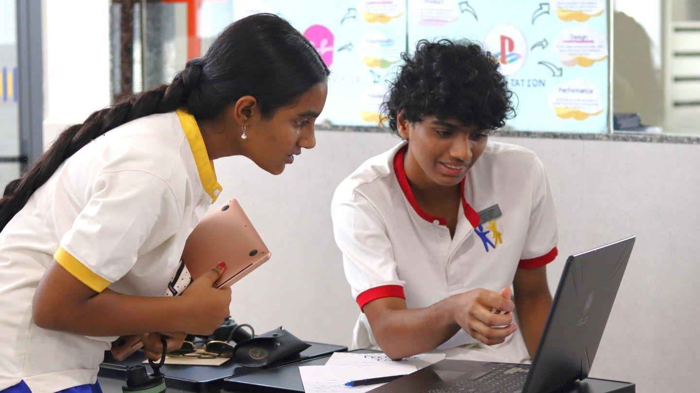 interactive student exhibit