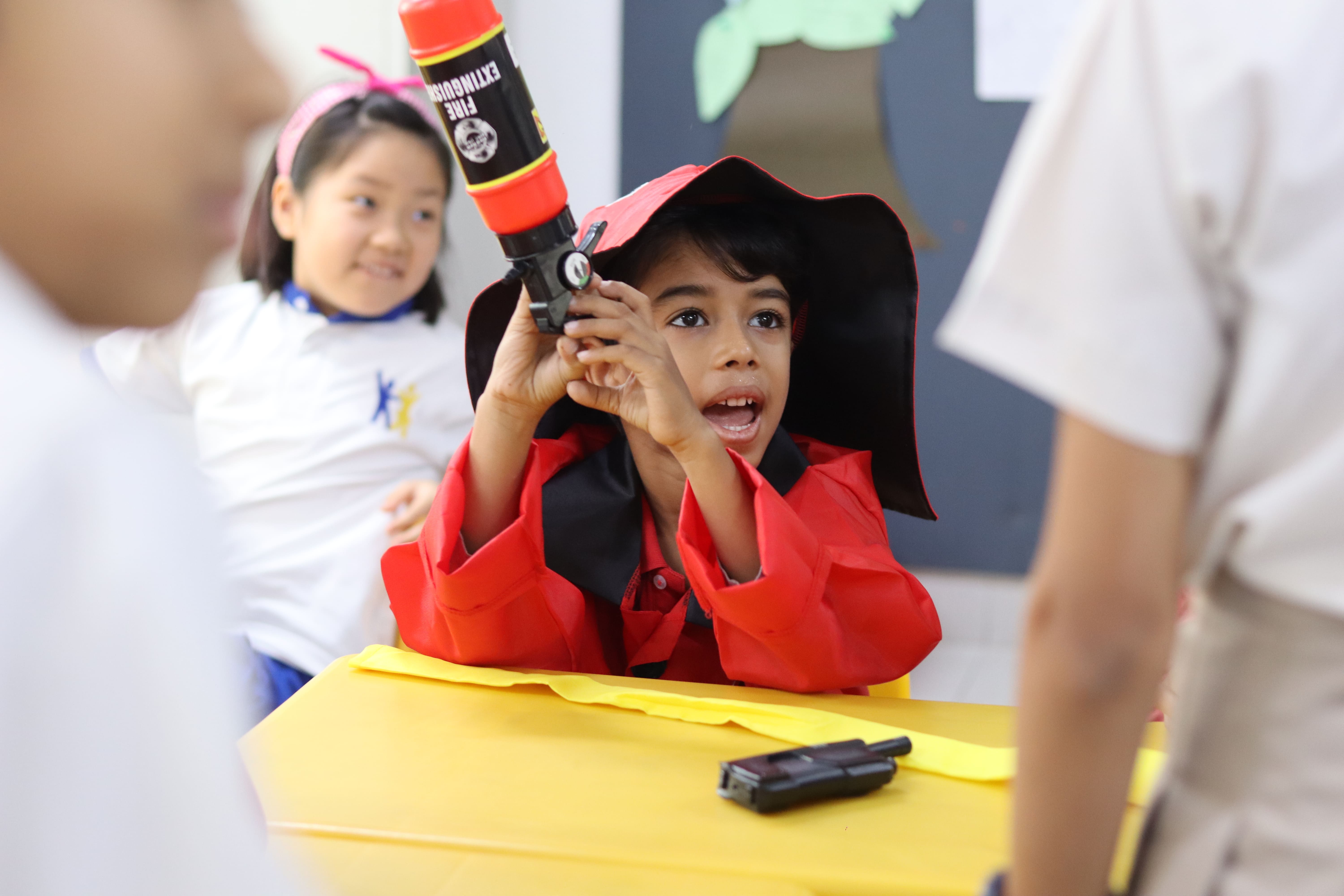 students in science lab