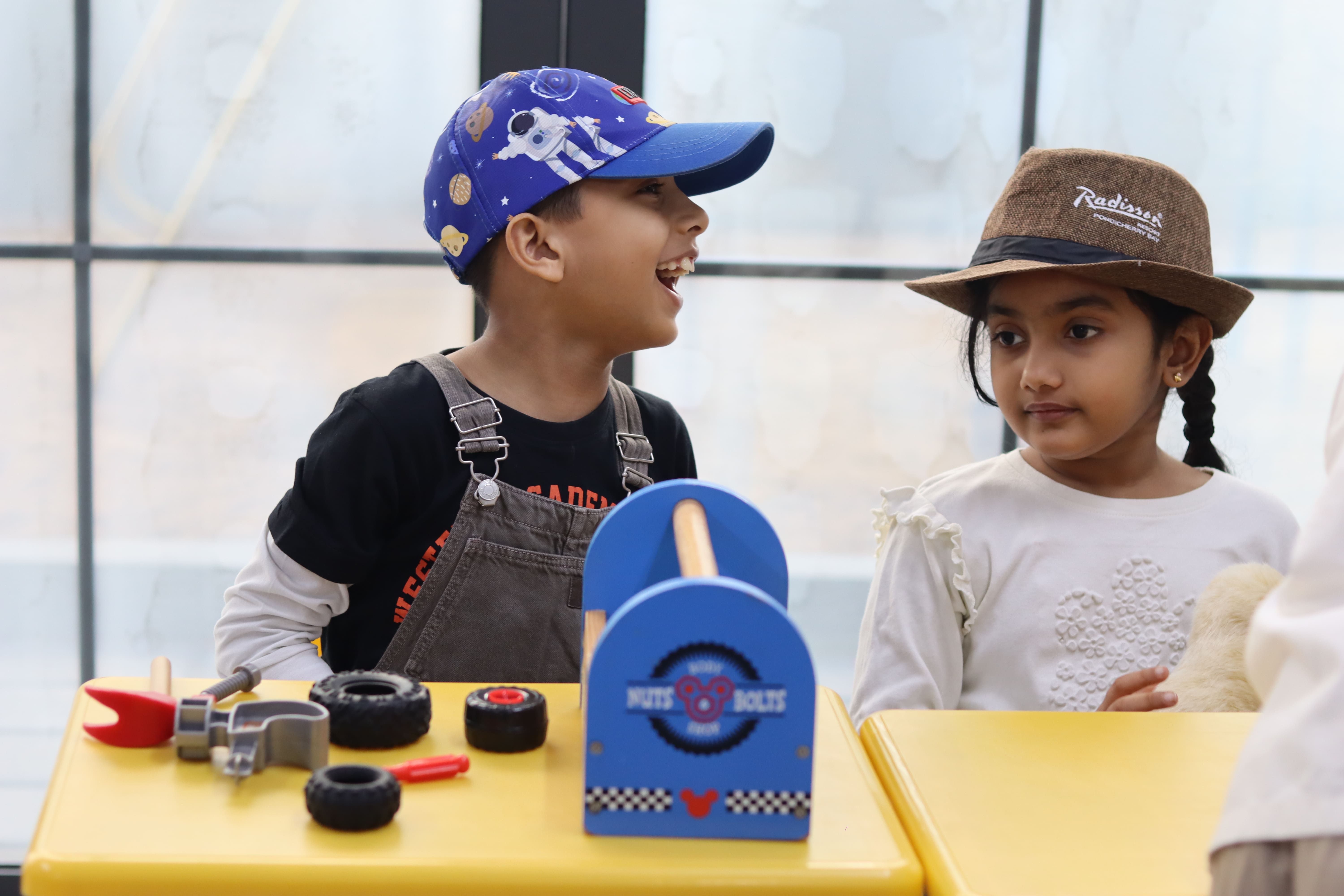 library with bookshelves