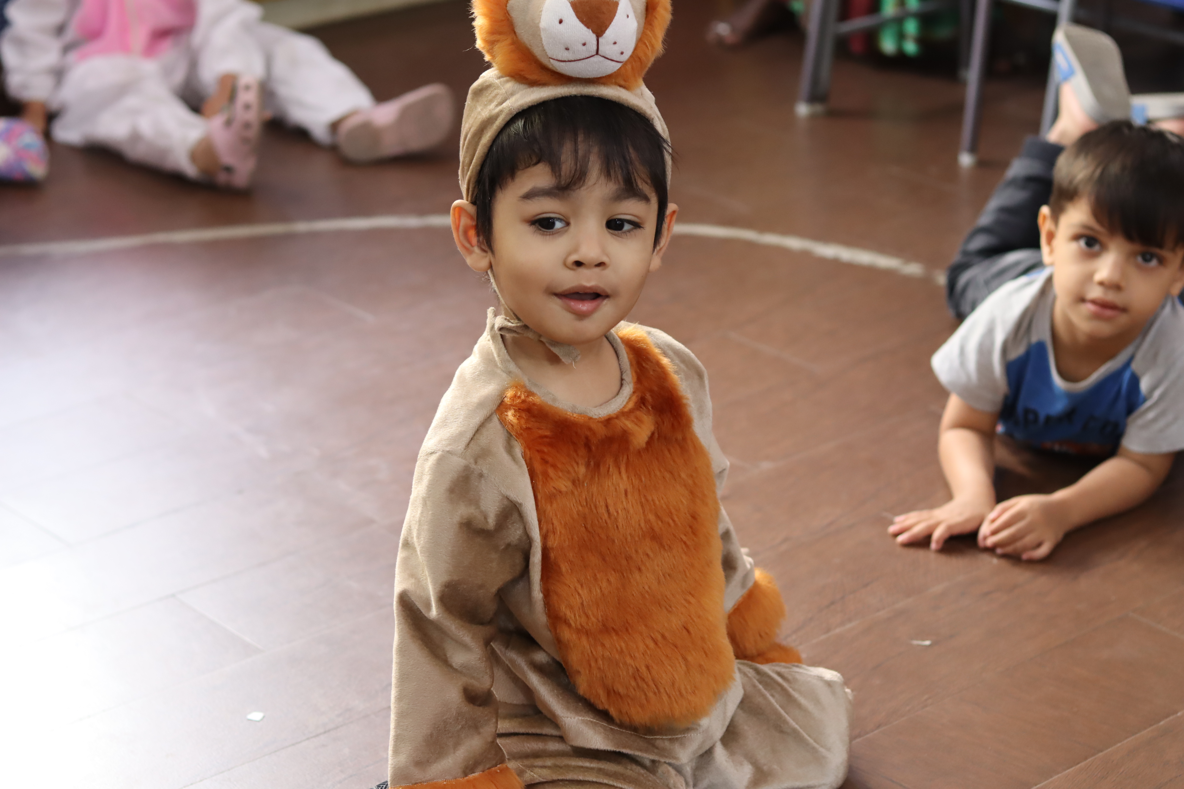Child engaged in hands-on learning