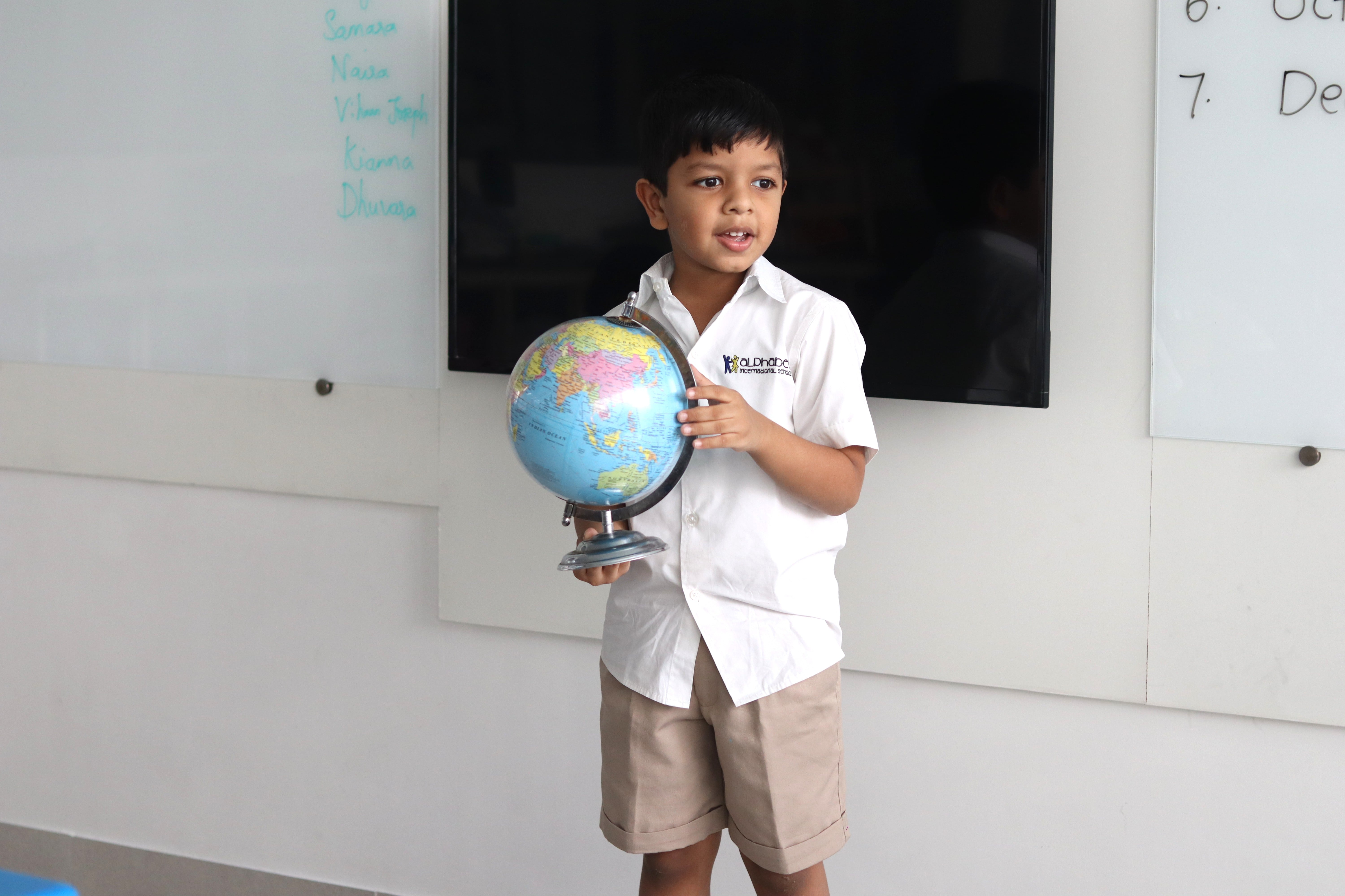 PYP students working on a community project