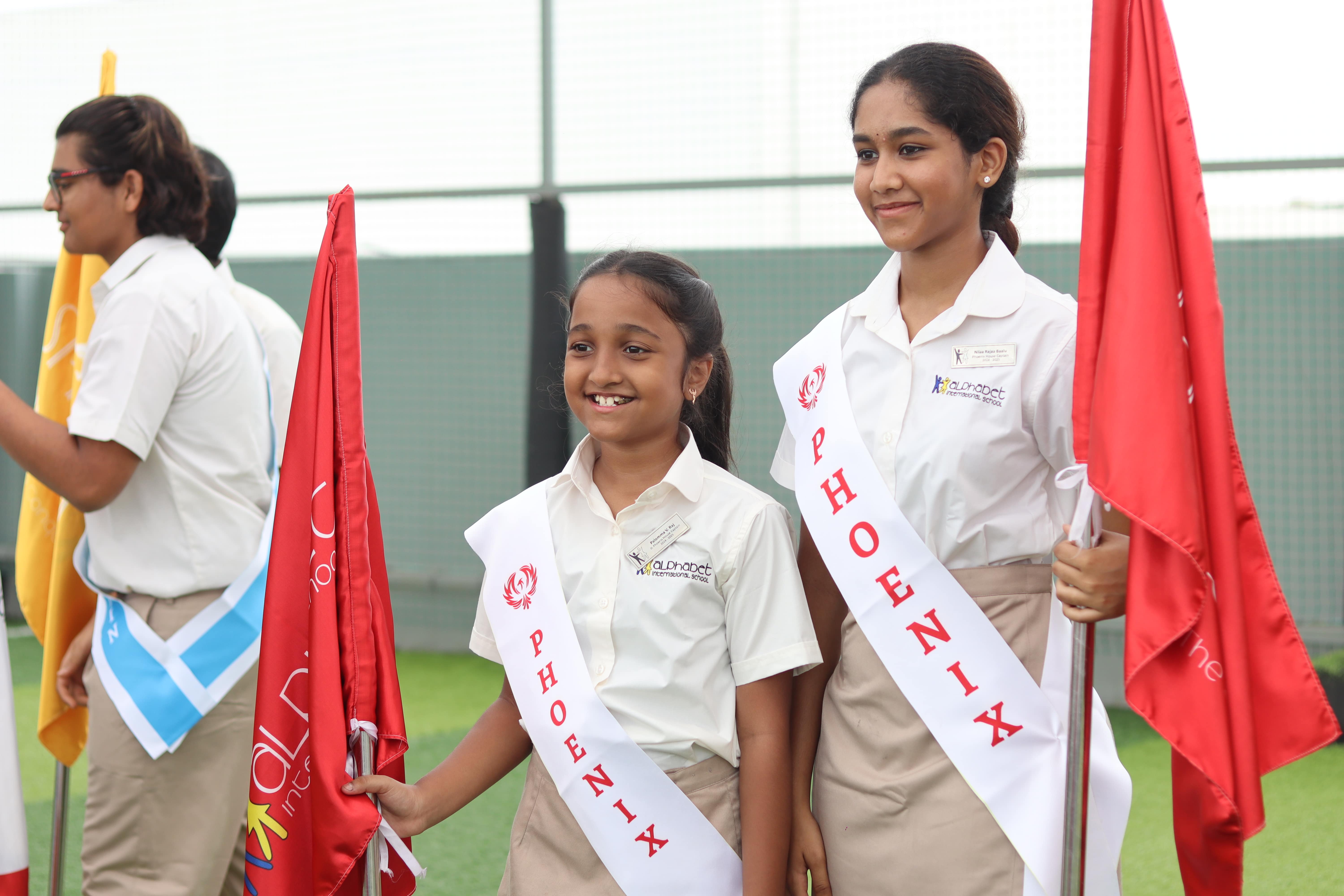 student leader speaking
