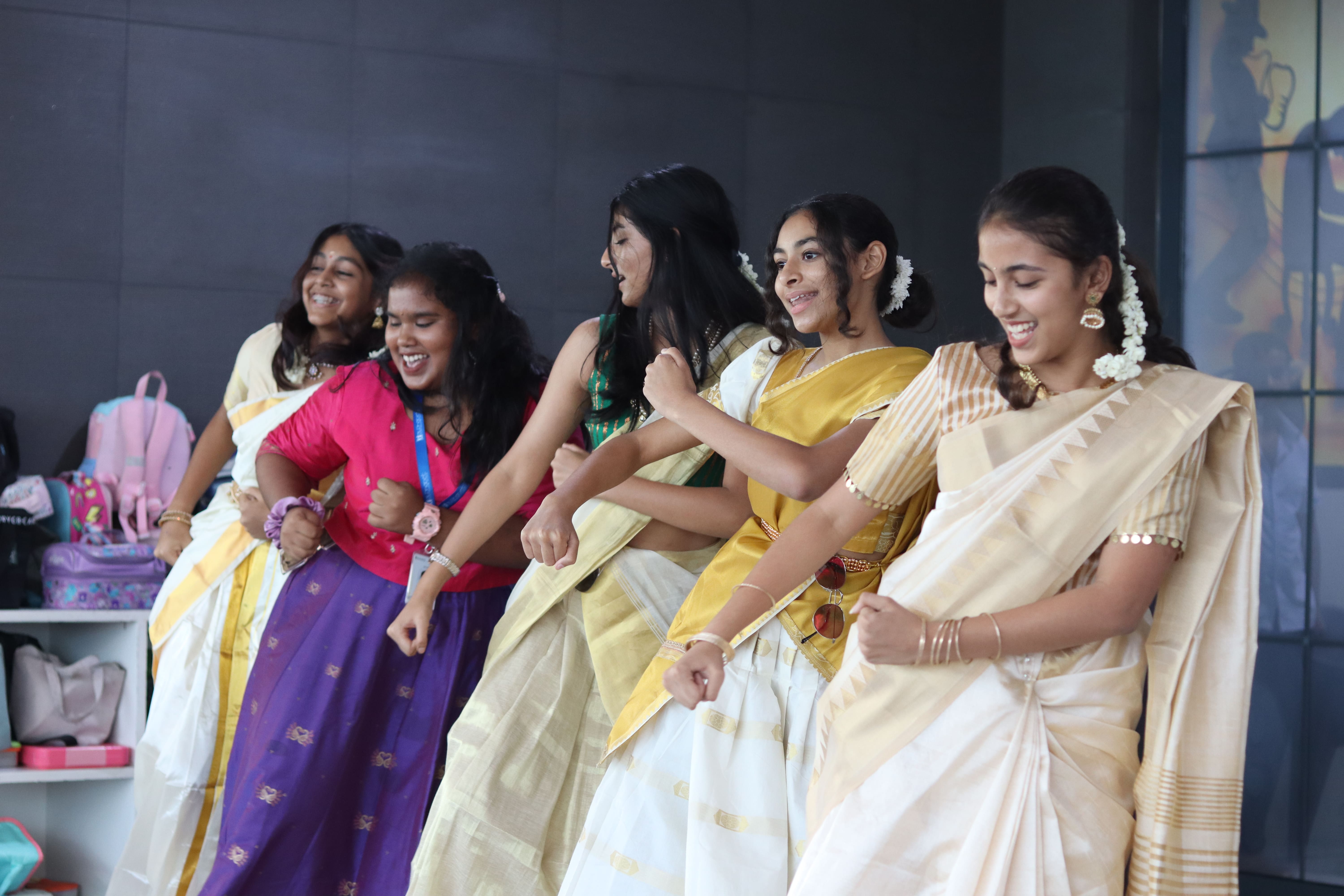 energetic dance group