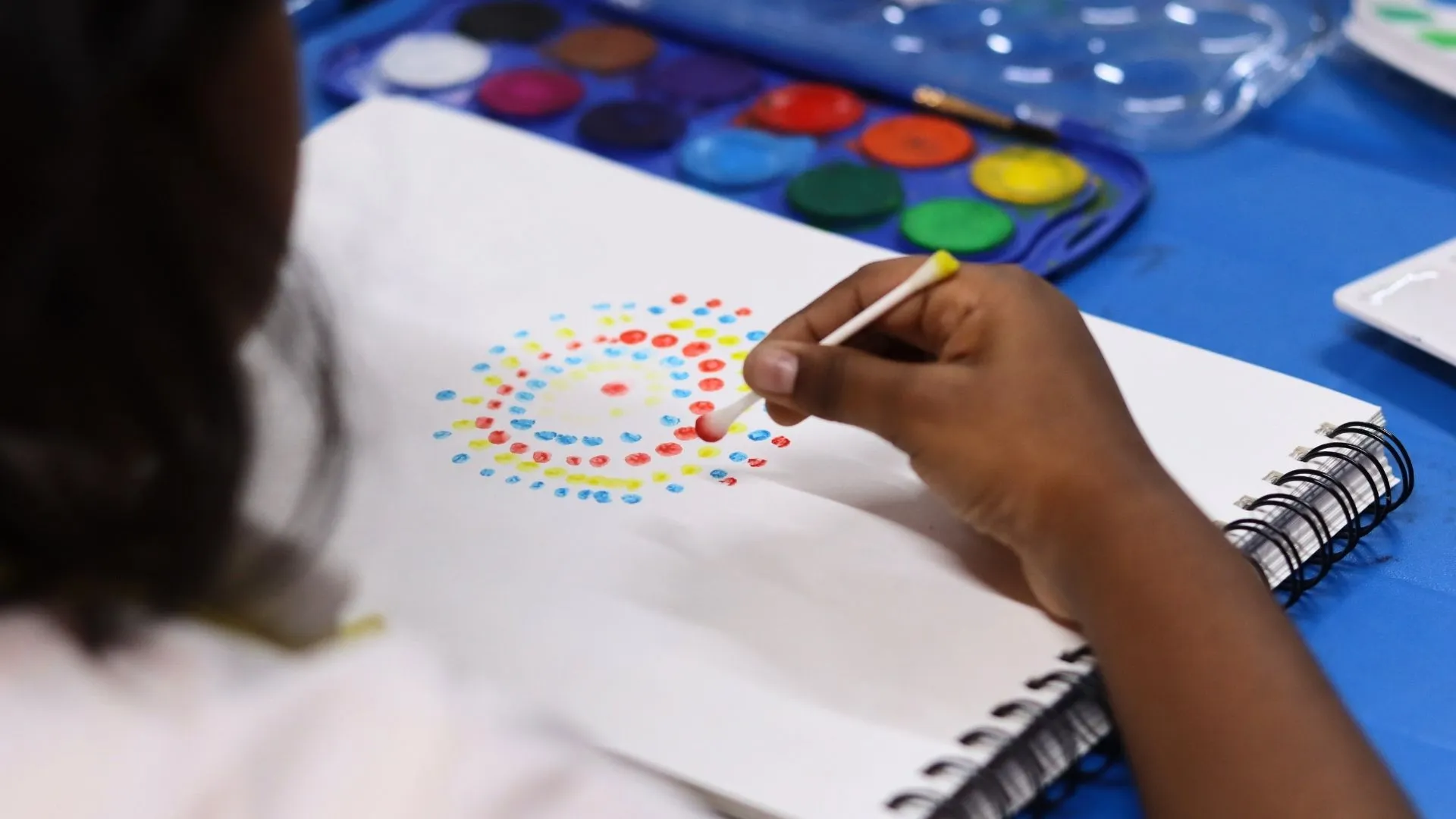 students performing drama