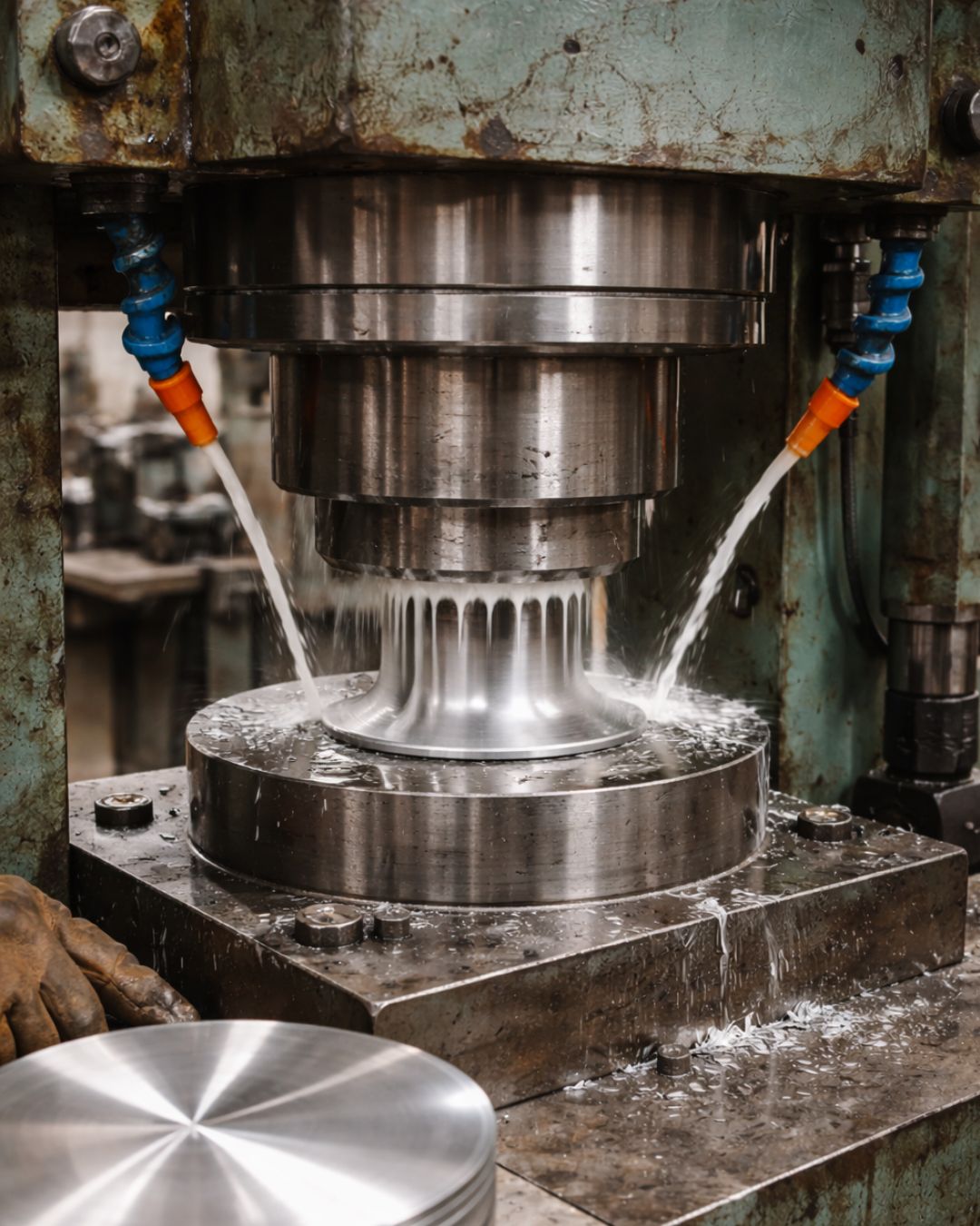 Image illustrating the application of embutido (deep drawing).