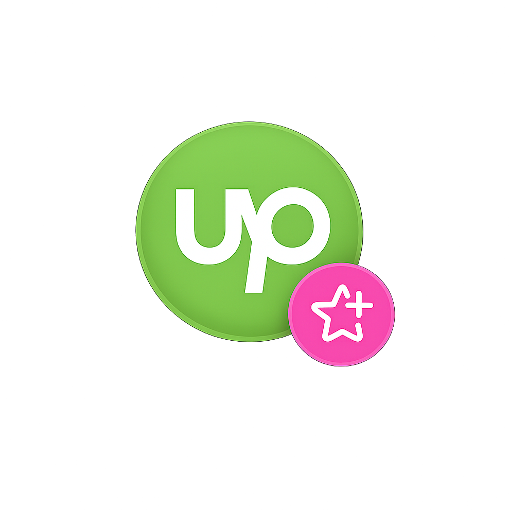 Upwork Top Rated Plus Badge