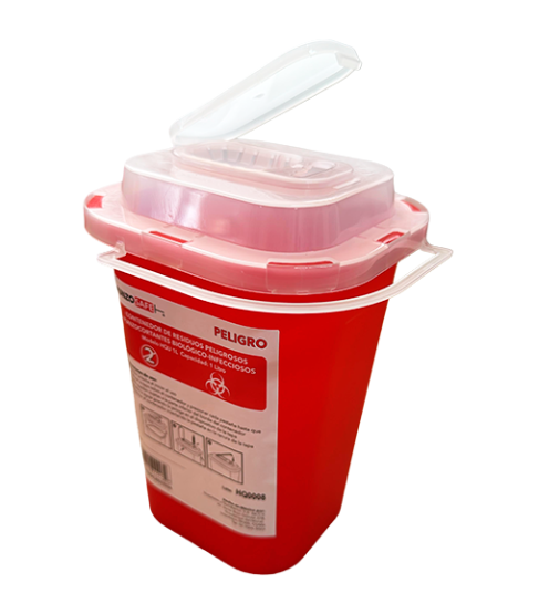 Contenedor RPBI punzocortantes 1 L