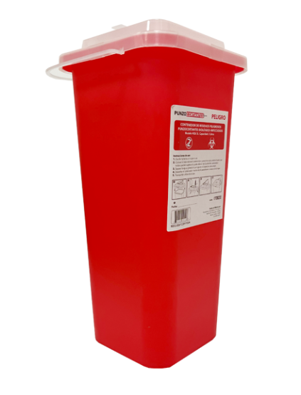 Contenedor RPBI punzocortantes 3 L