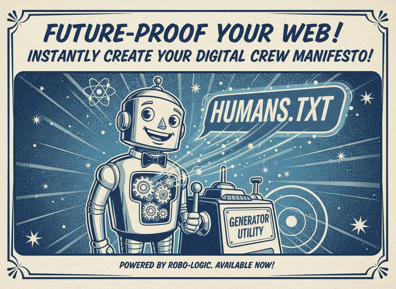 Humans.txt Generator screenshot