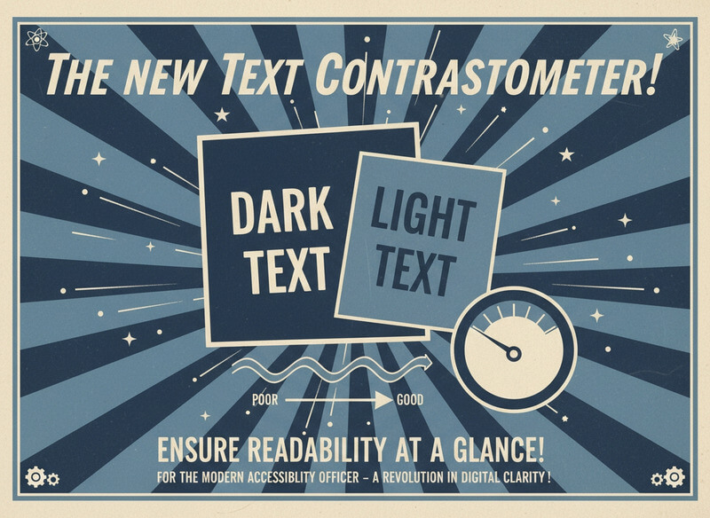 WCAG Text Contrast Checker screenshot