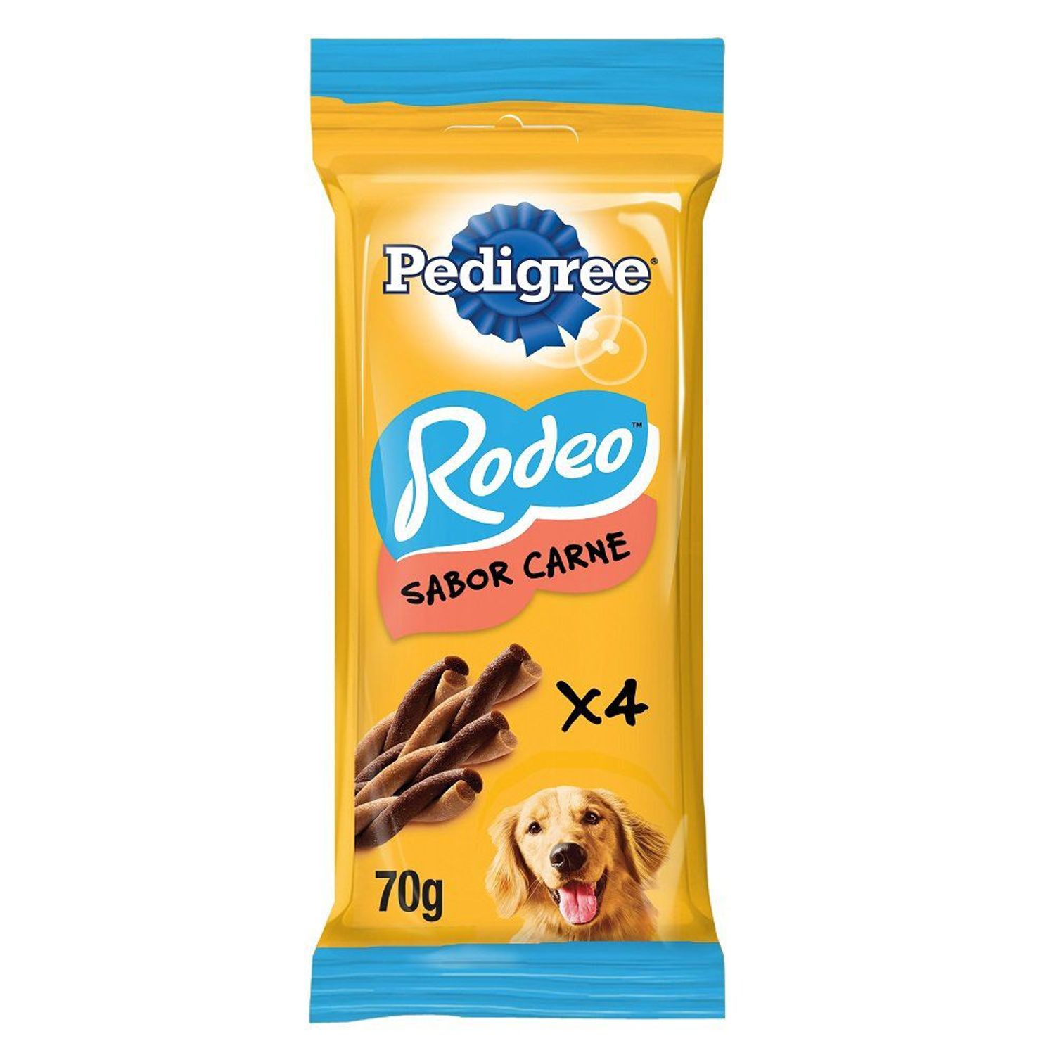 Rodeo Perro Carne - Pack 4 Barritas 70g