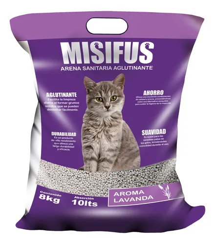 Misifus Gato Arena - Pack 3 Unidades 8kg