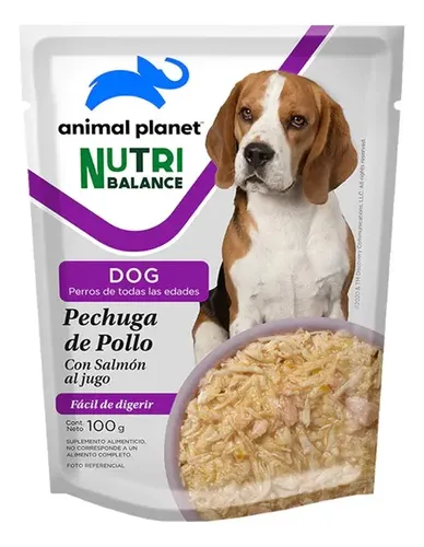 Animal Planet Perro Pechuga Pollo 100 grs. - Caja 12 Pouches