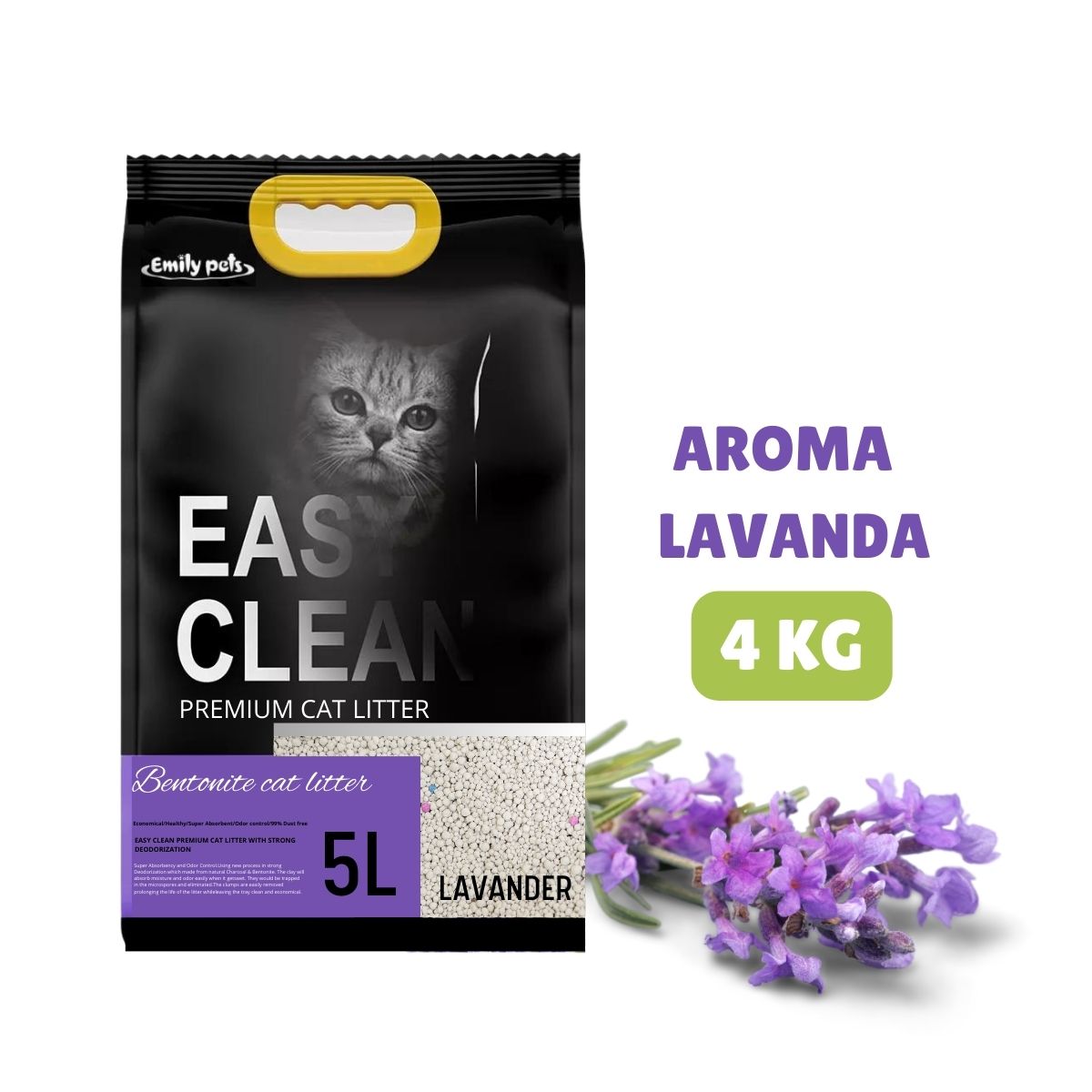 Easy Clean Arena para Gato - Pack 6 Unidades 4kg