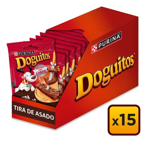 Doguitos Perro Adulto Asado - Bolsa 15x65g