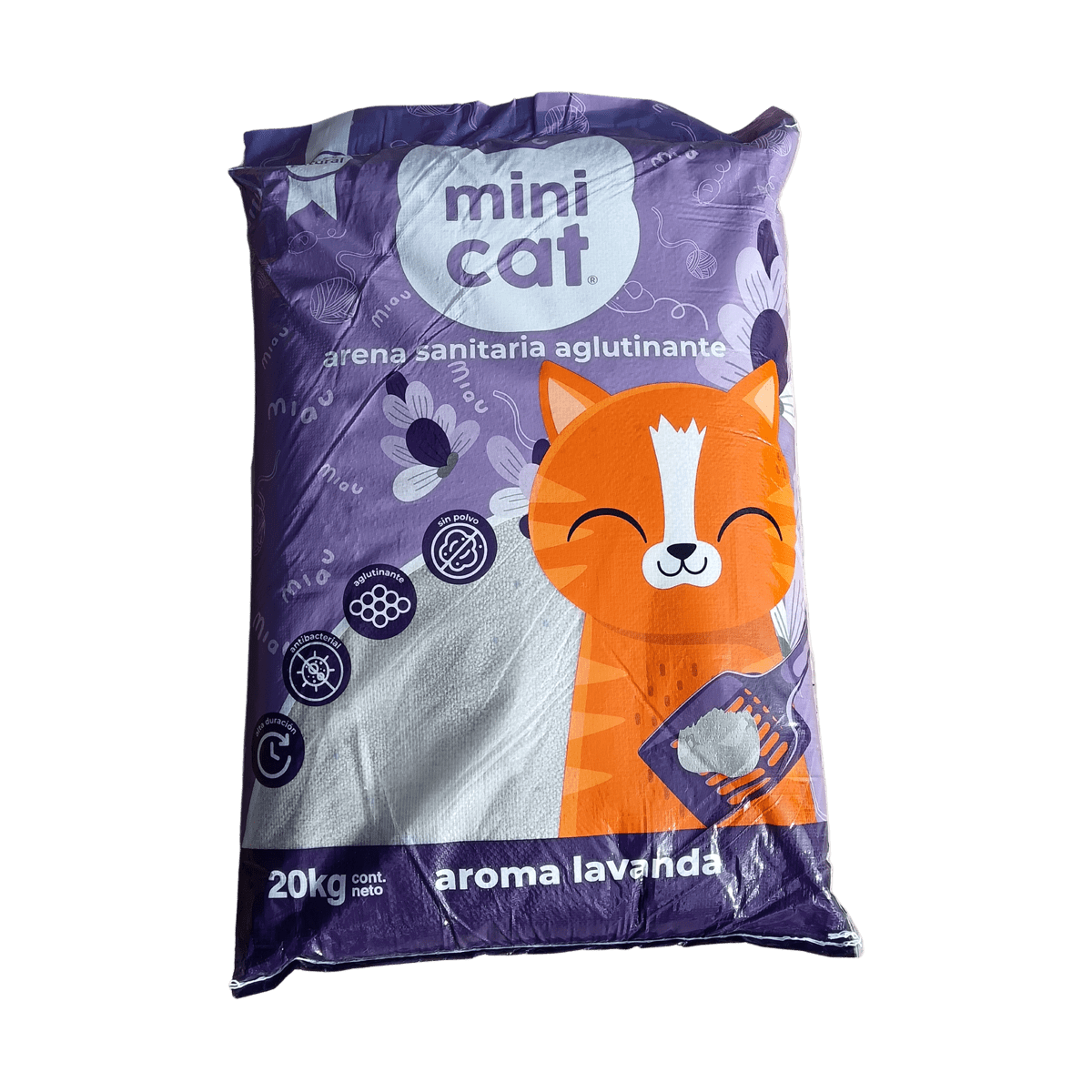 Mini Cat Arena Sanitaria Lavanda - Saco 20kg