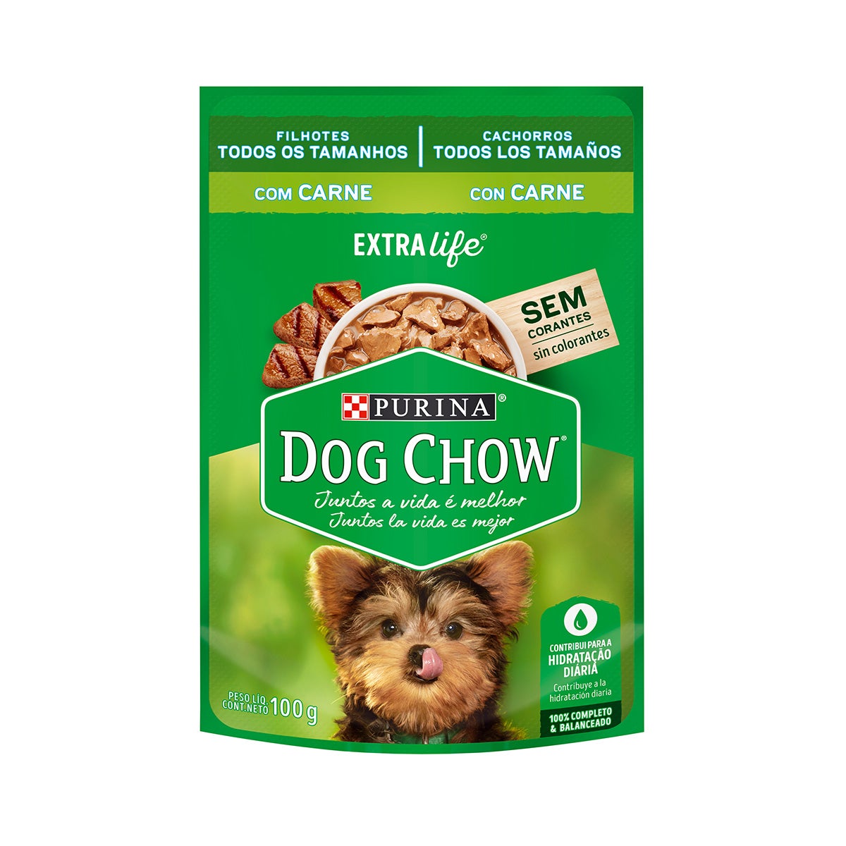 Dog Chow Cachorro Carne - Caja 20 Pouches