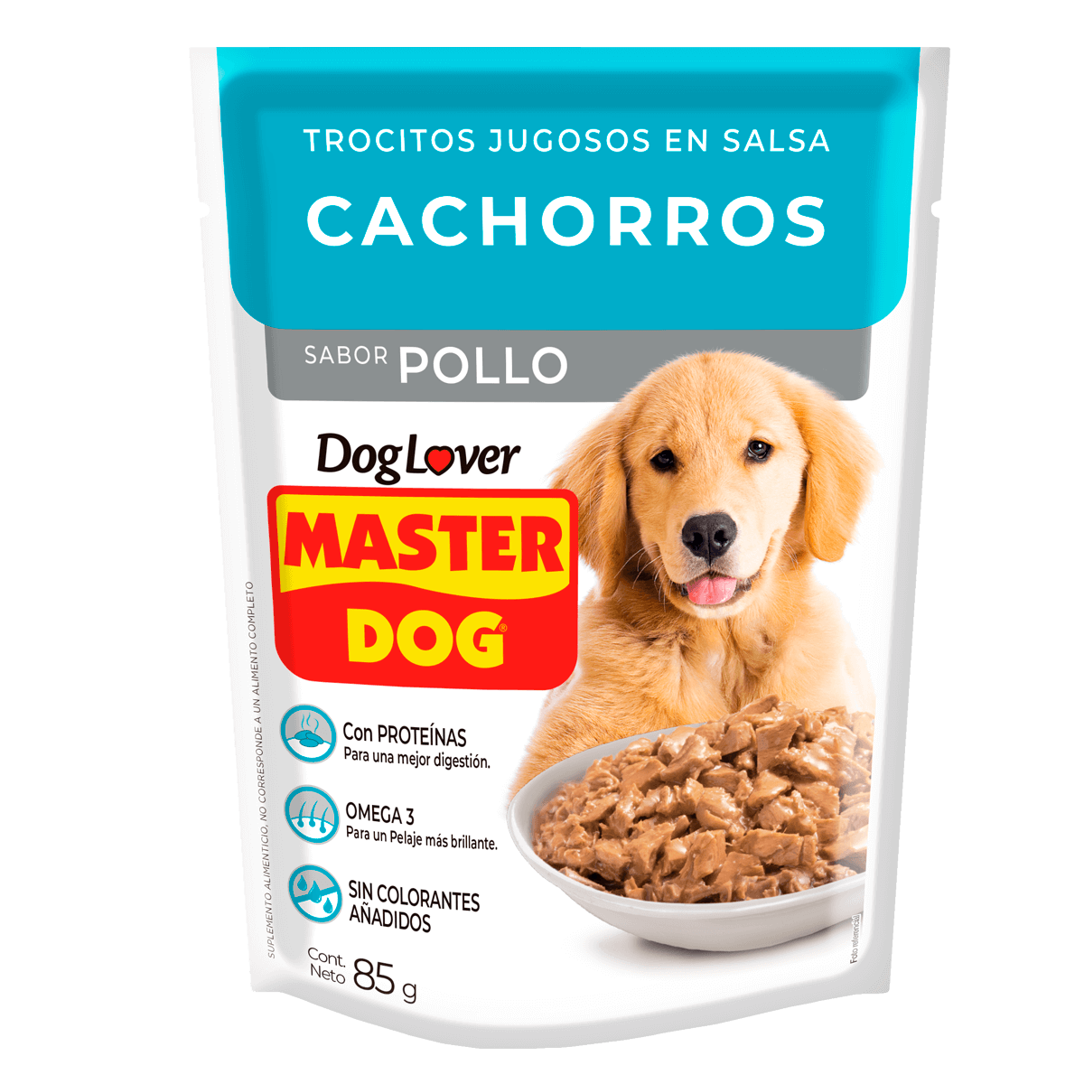 Master Dog Cachorro - Caja 20 Pouch 85 Gr