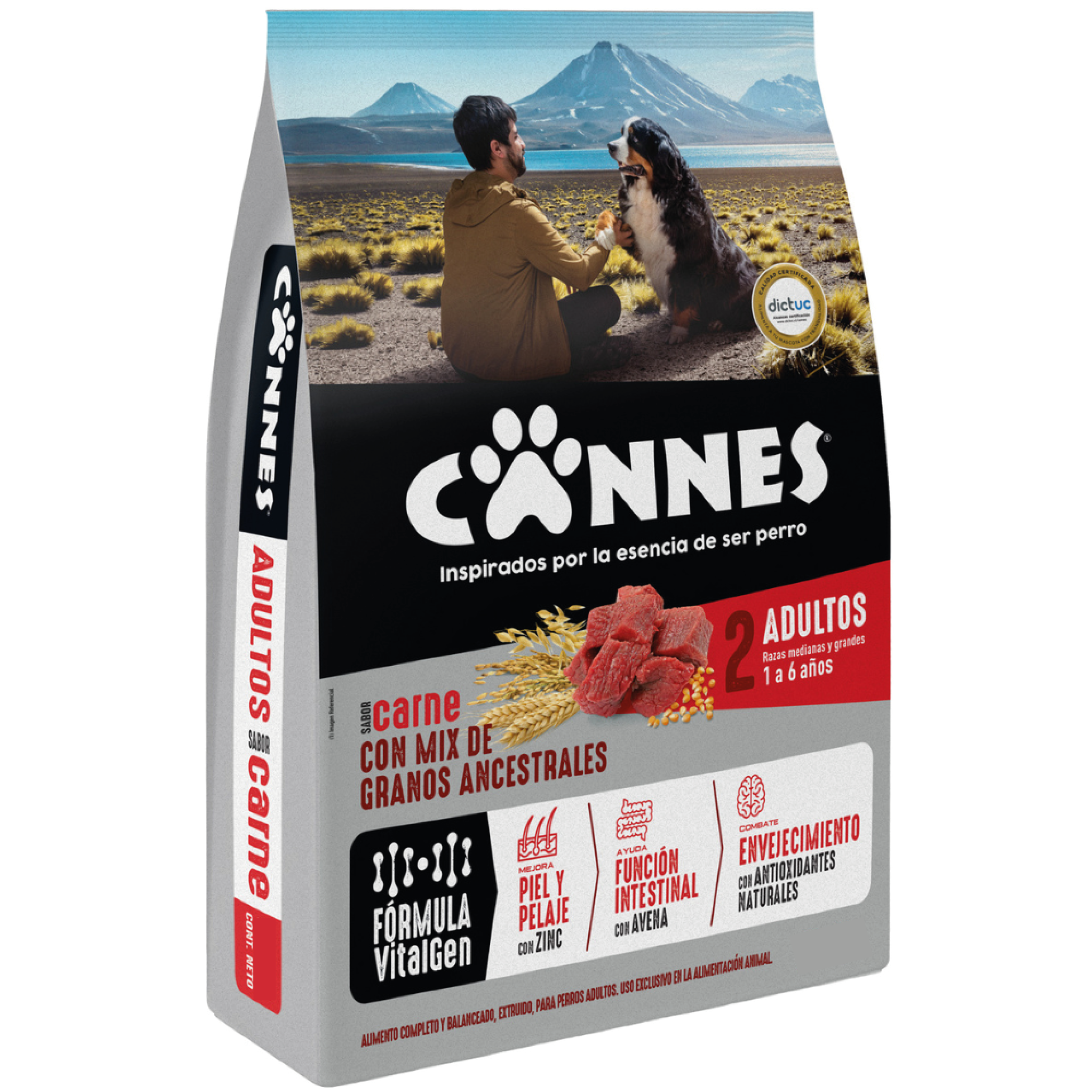 Cannes Perro Adulto Carne - 18kg