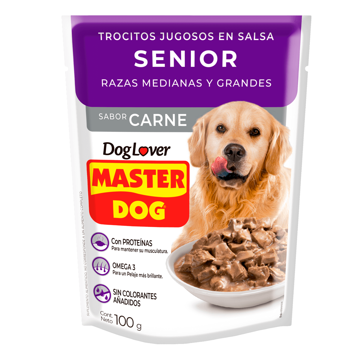 Master Dog Senior - Caja 20 Pouch 85 Gr