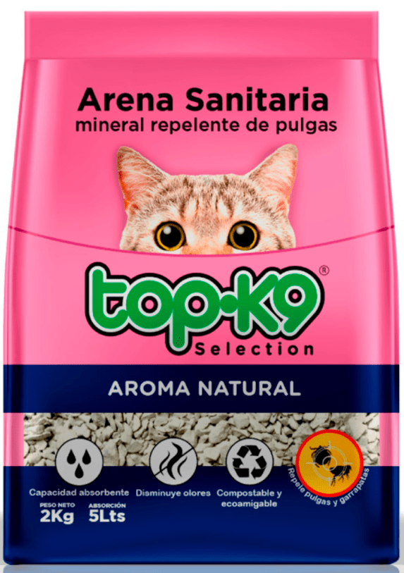TopK9 Arena Gato Rosa - Pack 10 Sacos x 2kg