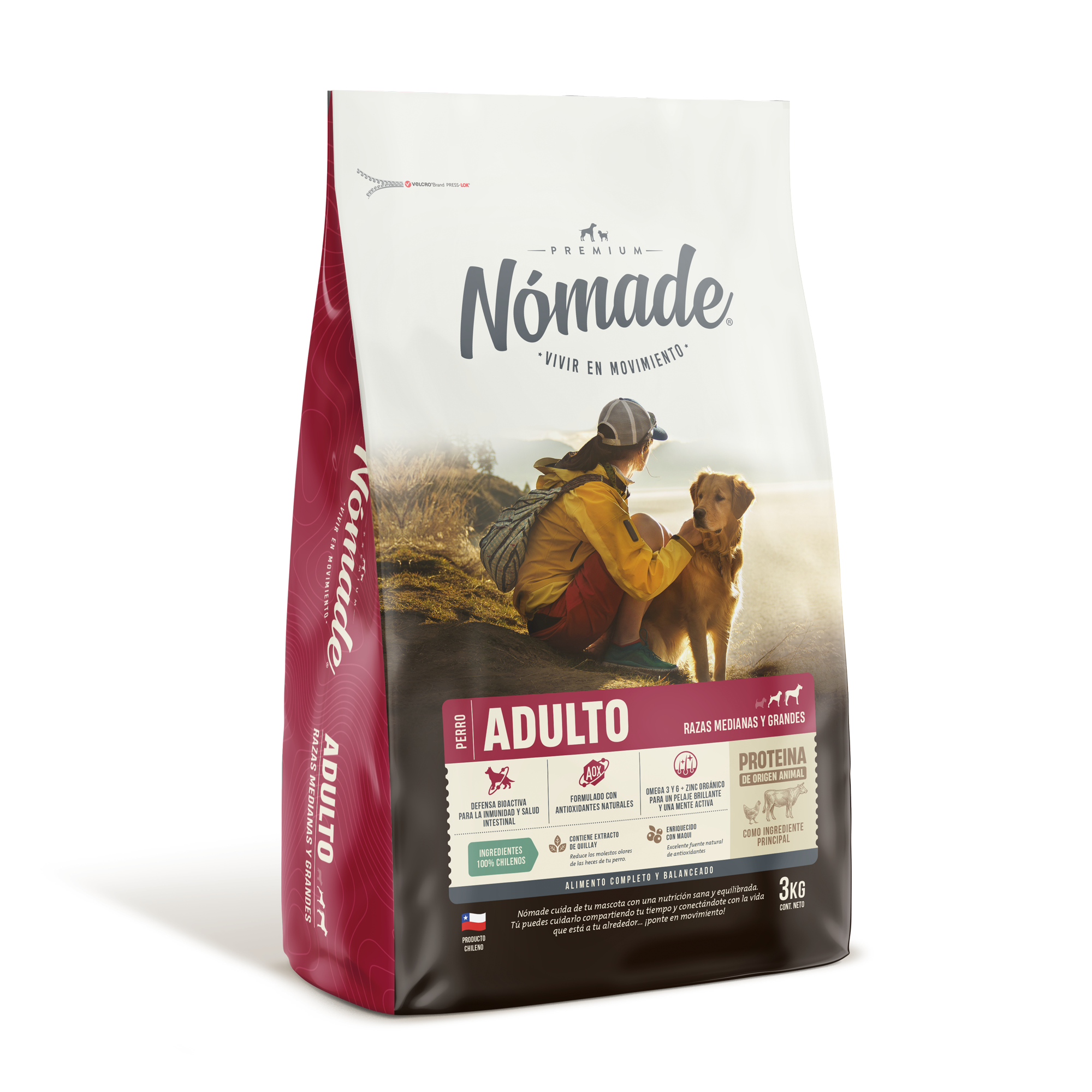 Nomade Perro Adulto Razas Medianas y Grandes -20kg