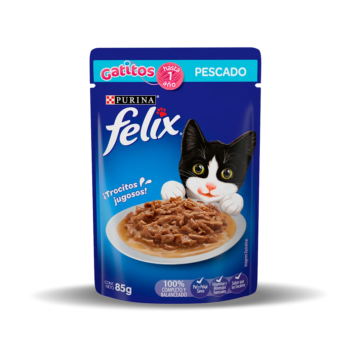 Felix Gatitos Pescado - Caja 15 Pouches