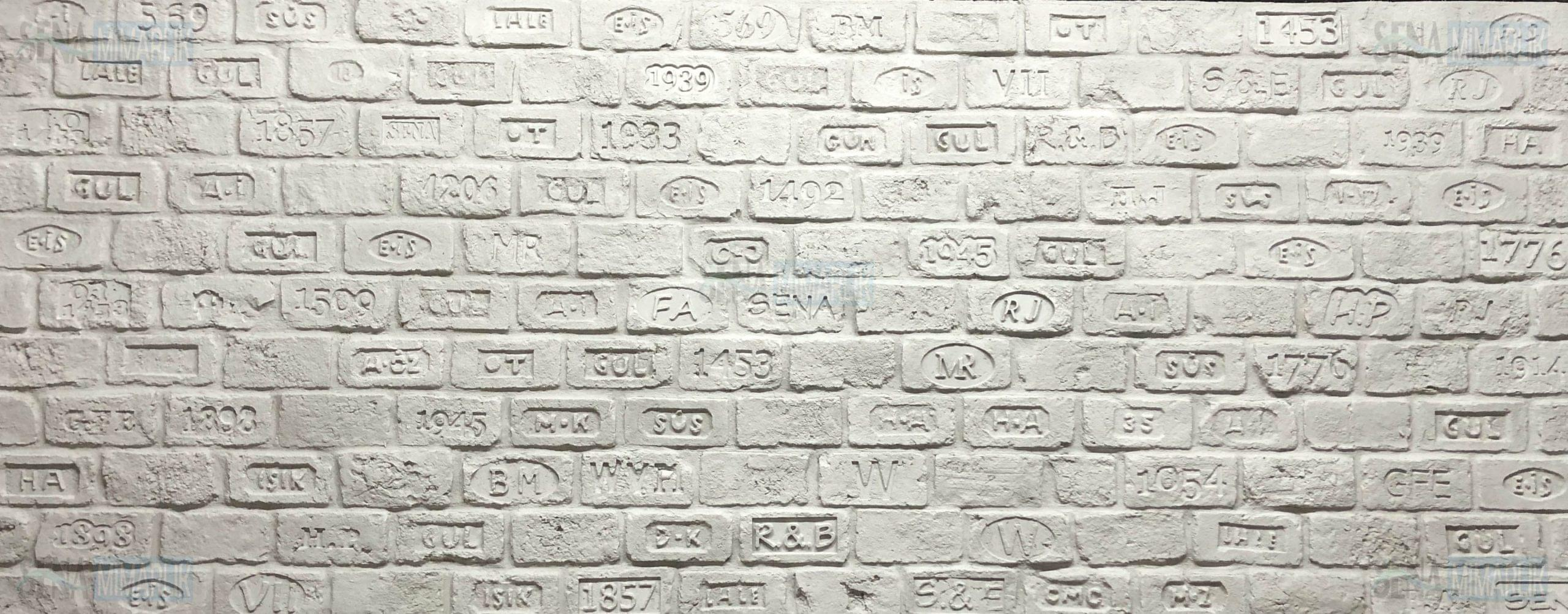 Ladrillo Scritto Bianca Tuğla Panel