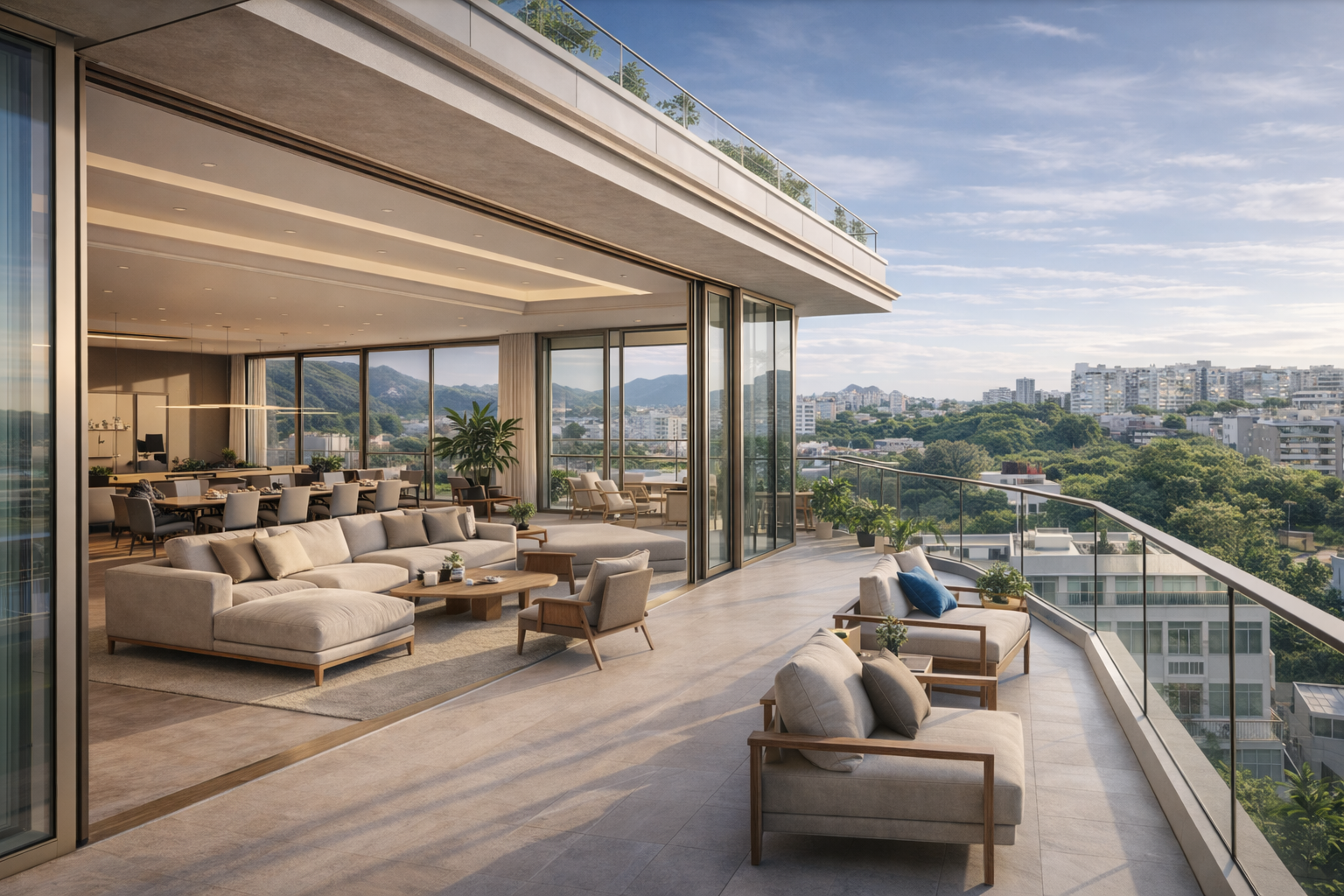 Thumbnail for the virtual tour of the penthouse apartment.