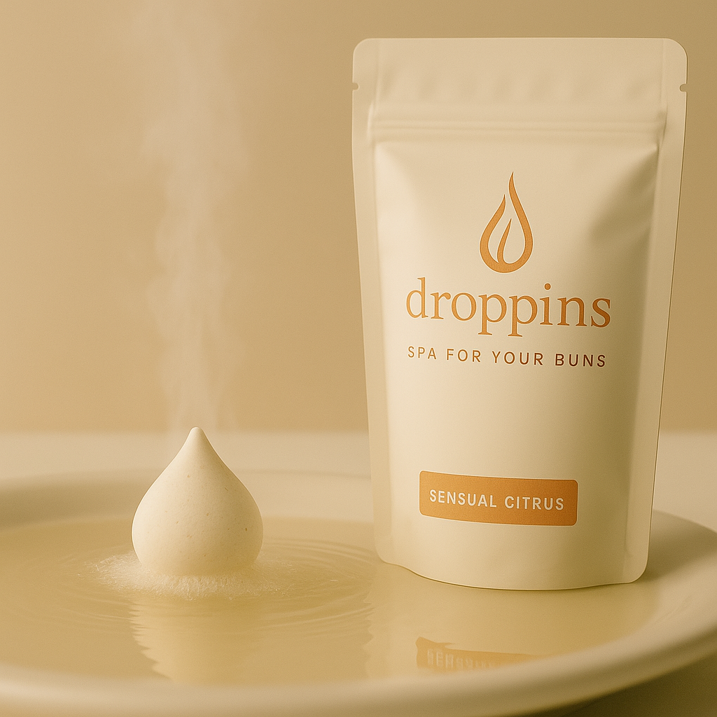 Droppins Sensual Citrus pouch and fizzing tablet