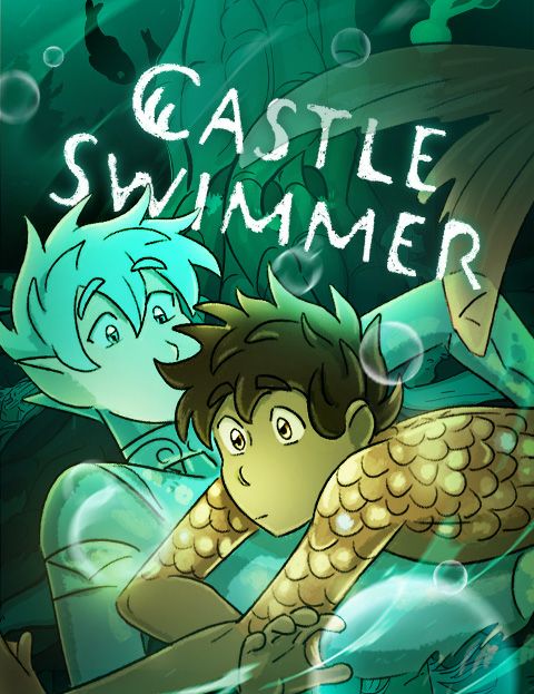 Castle swimmer